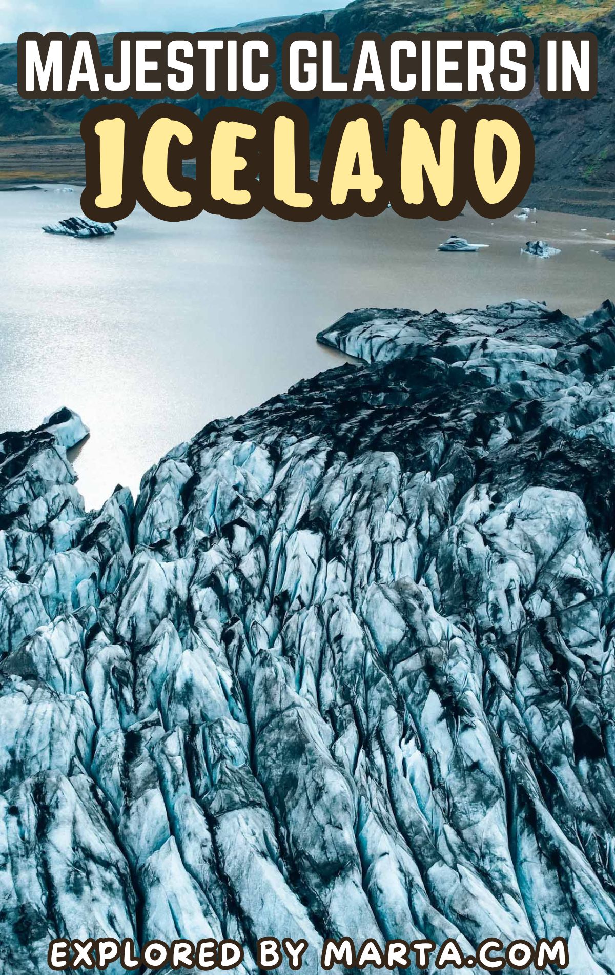 Majestic glaciers in Iceland