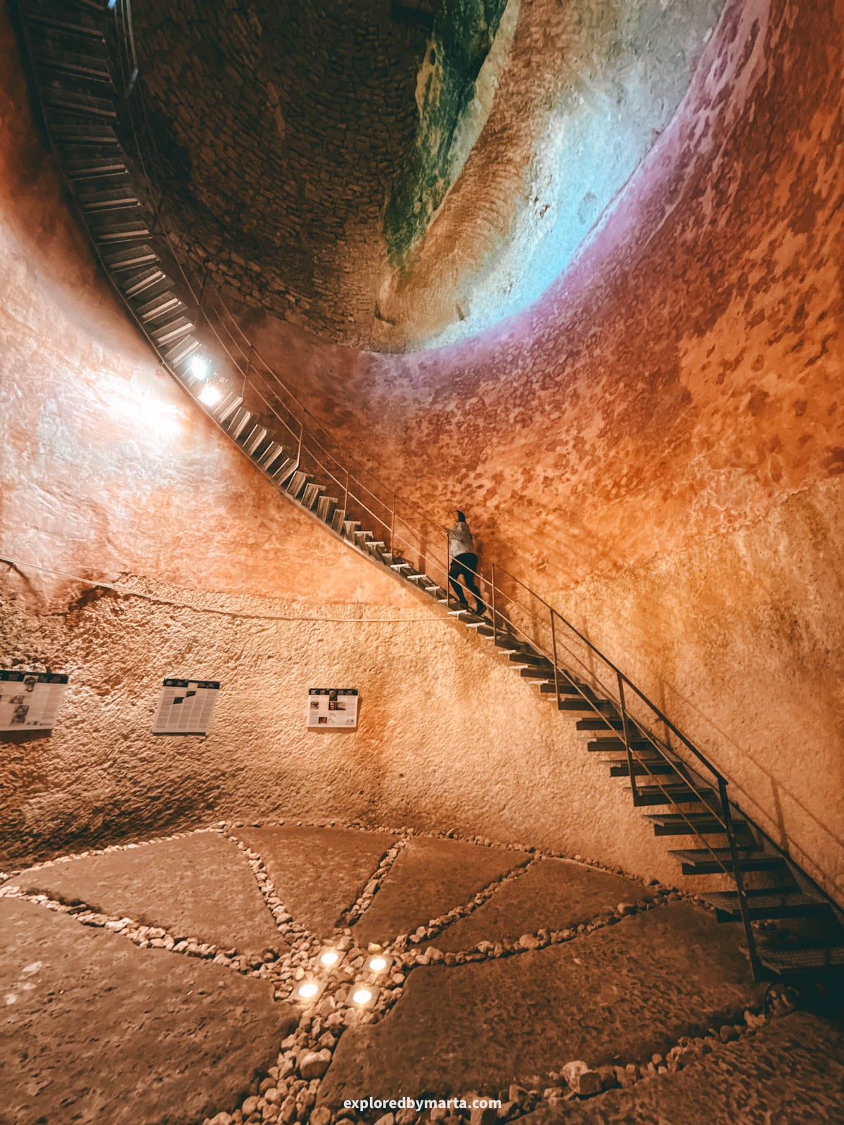 Cava de Sant Blai is an ice cave in Bocairent, Valencia Region, Spain