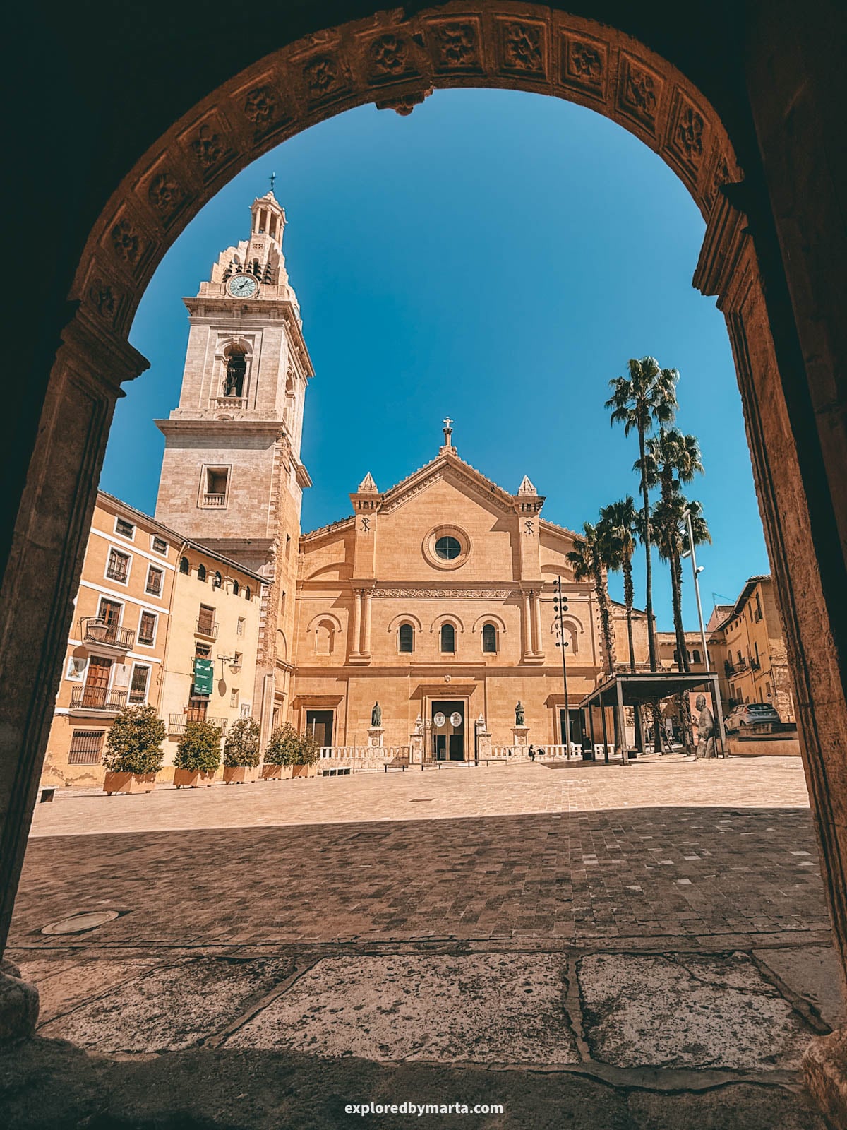 Collegiate Basilica of Xàtiva, also known as La Seu in Xátiva, Valencia Region, Spain