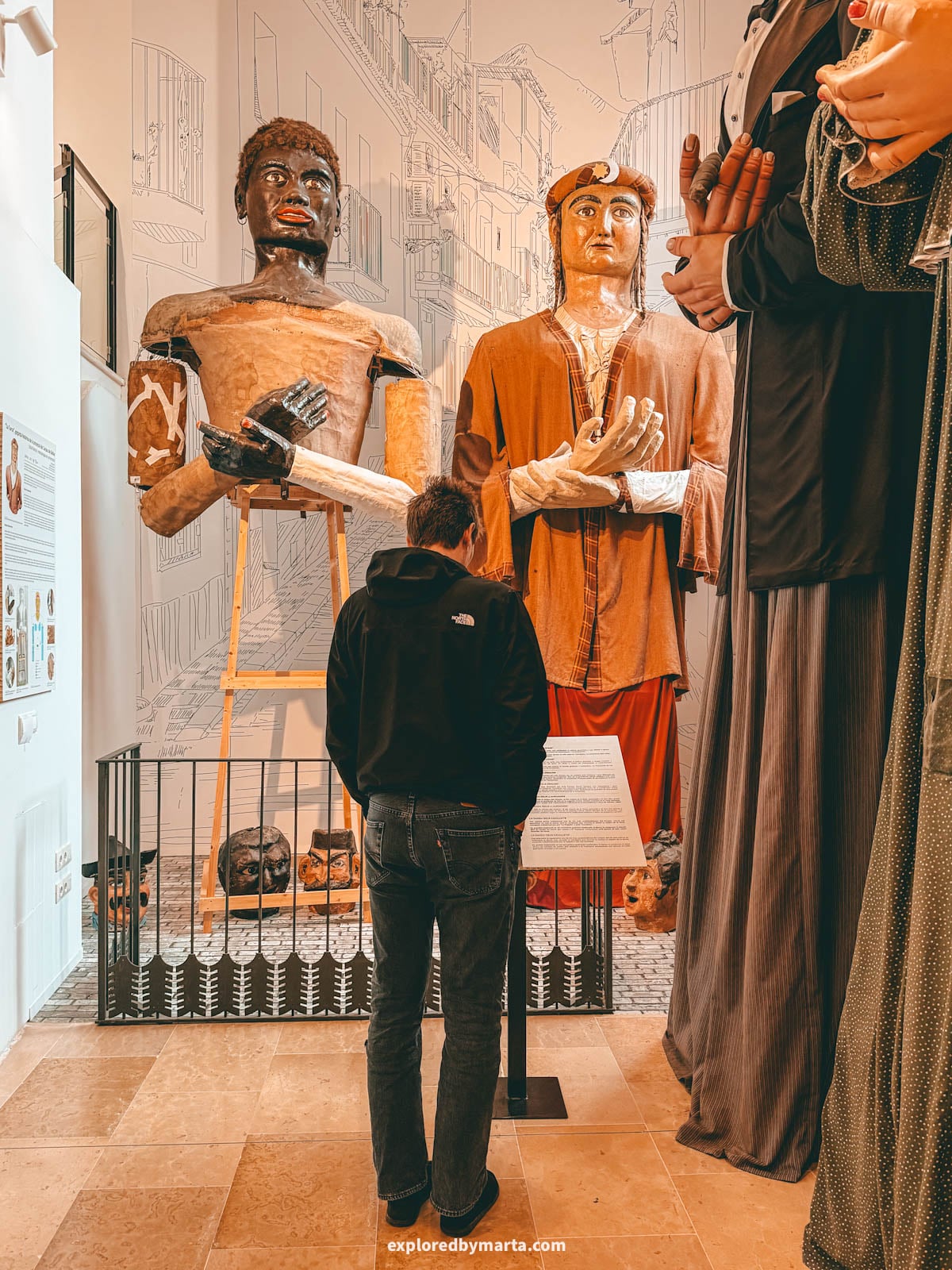 Corpus Christi dolls inside Convent de Sant Domènec in Xátiva, Valencia Region, Spain