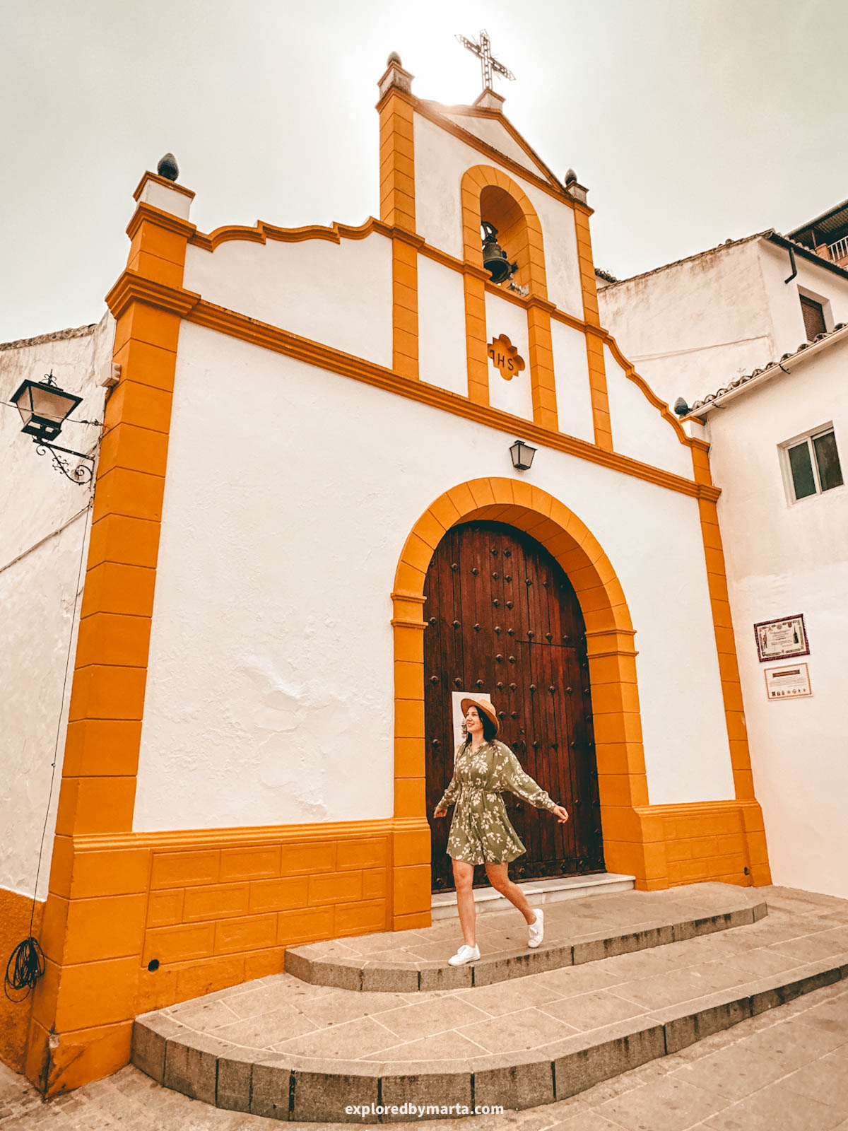 Ermita de San Benito in Setenil de las Bodegas cave village in Spain