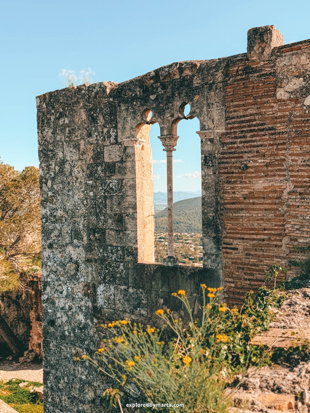 Exploring the majestic Xàtiva Castle on a hilltop overlooking Xátiva, Spain