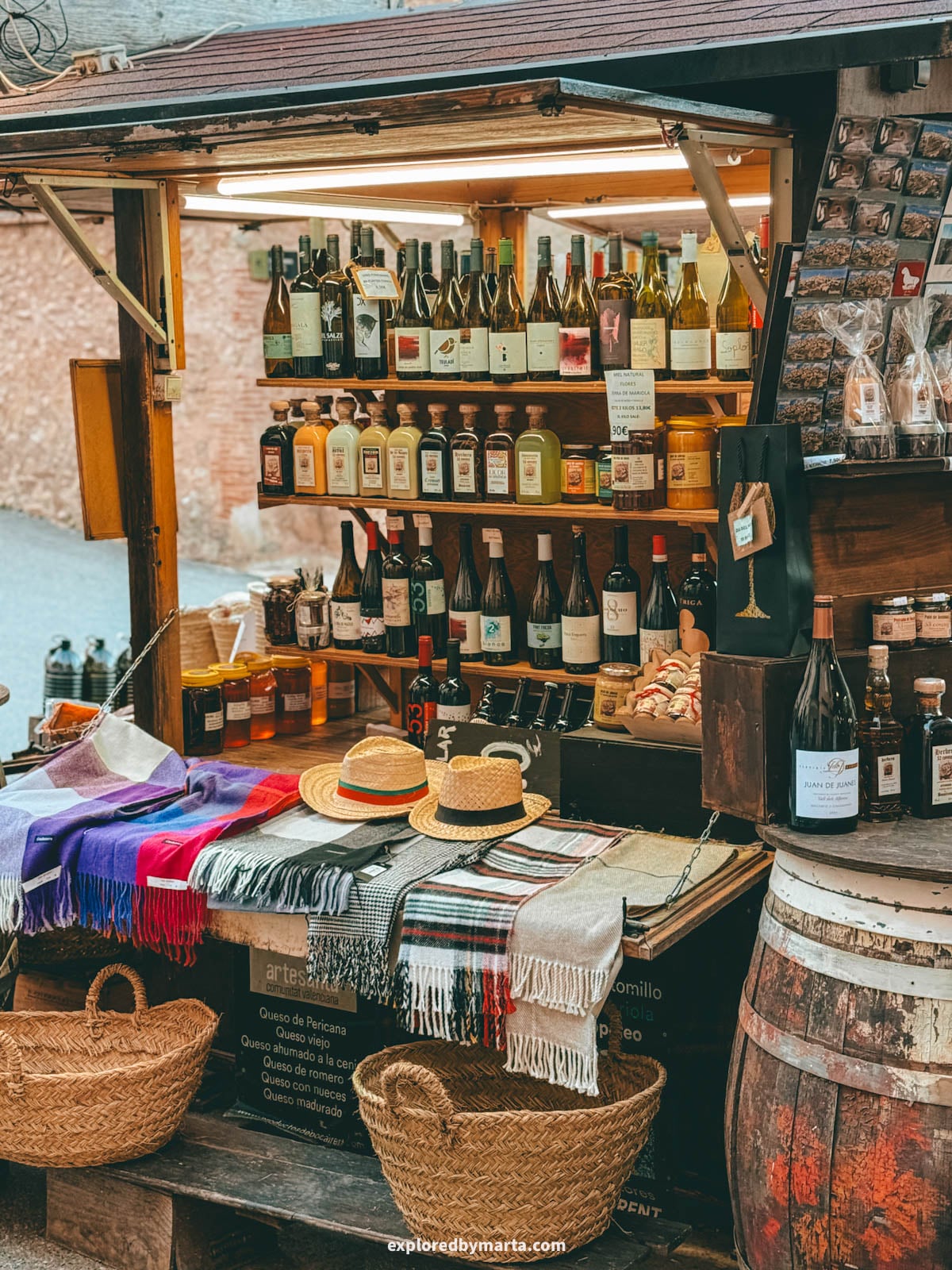 Local products from 53 Covetes Mercacentro Gourmet gourmet store in Bocairent, Spain