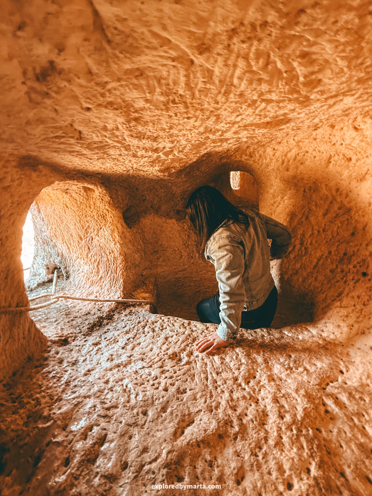 Moorish caves, known as Covetes dels Moros in Bocairent, Valencia Region, Spain