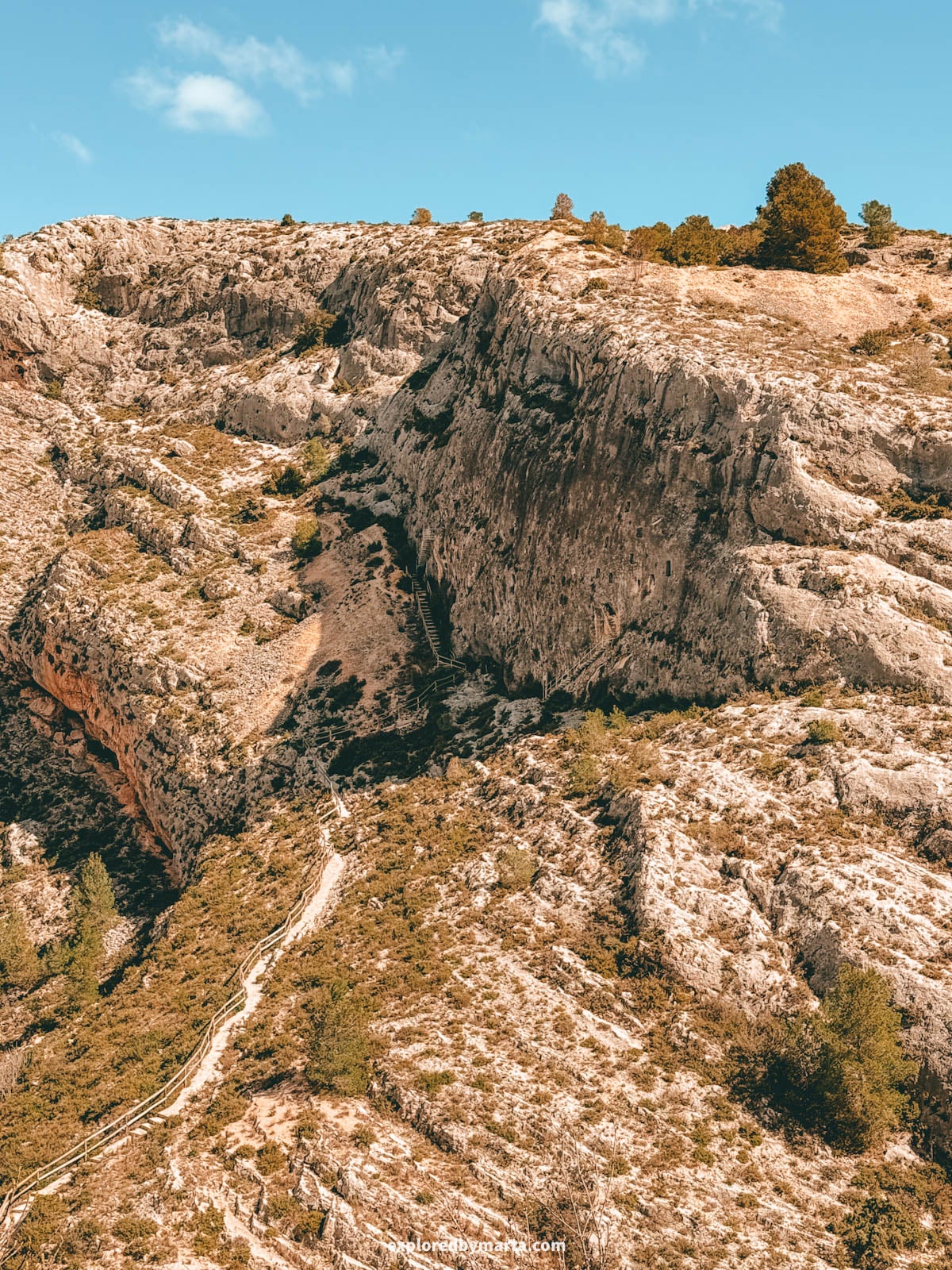 Moorish caves, known as Covetes dels Moros in Bocairent, Valencia Region, Spain