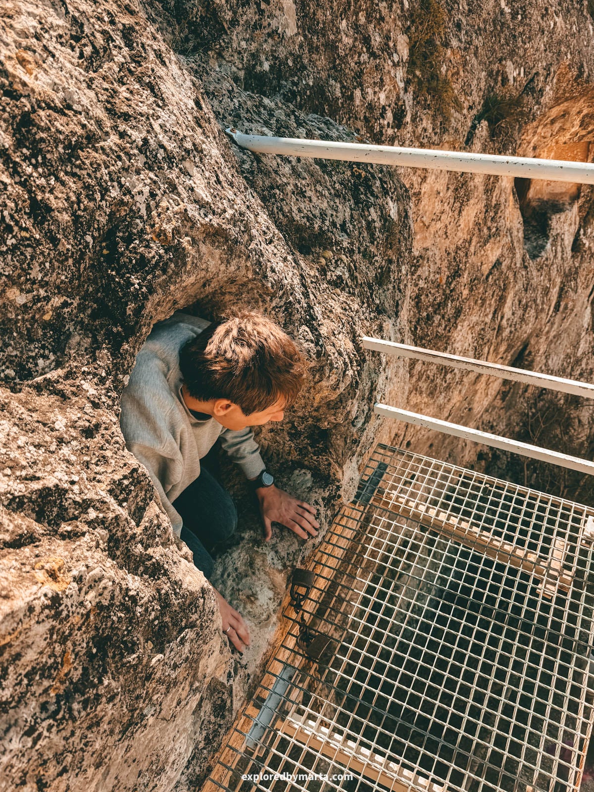 Moorish caves, known as Covetes dels Moros in Bocairent, Valencia Region, Spain