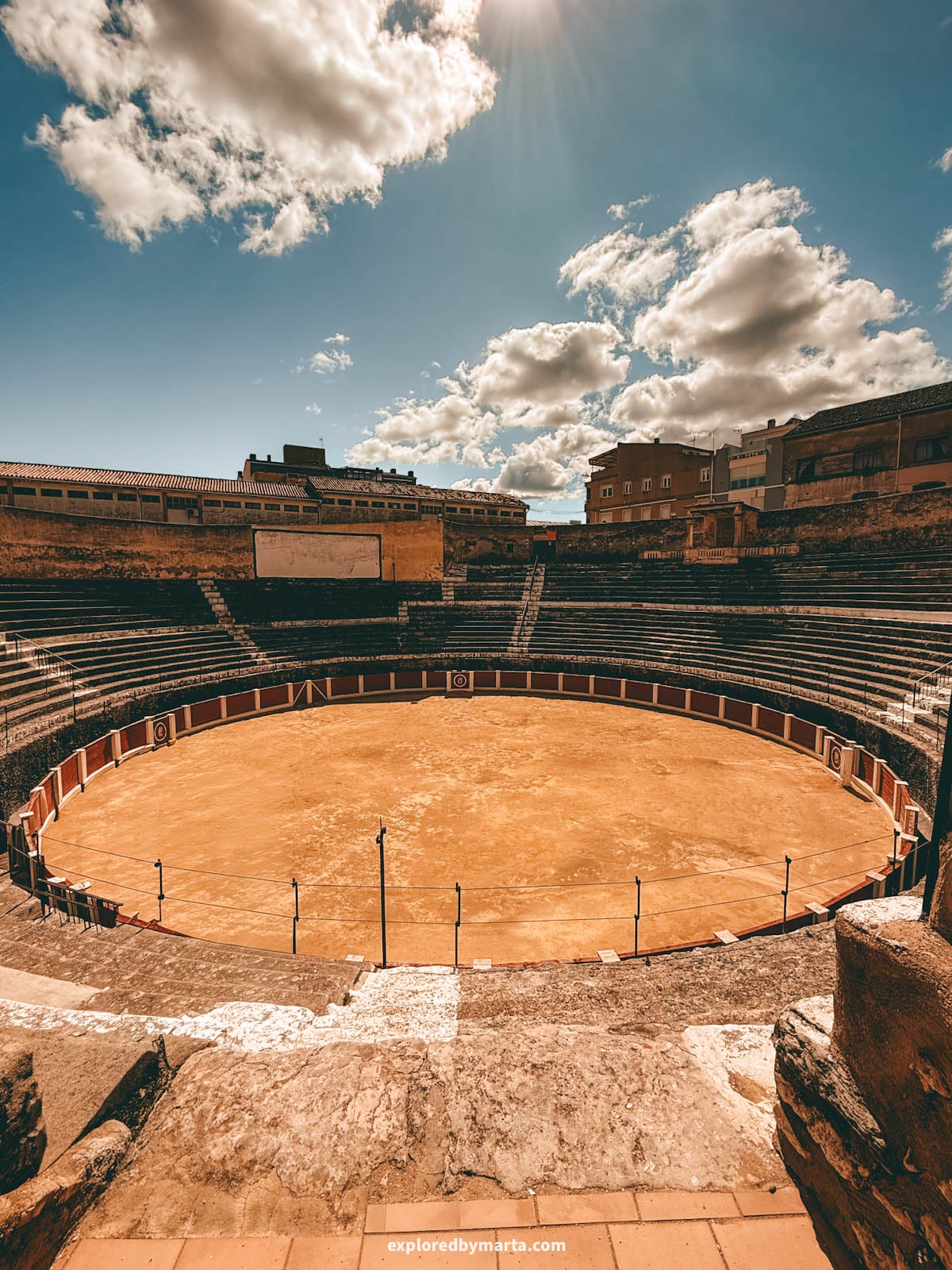 Plaça de Bous de Bocairent or Plaza de Toros in Bocairent is the oldest bullring in the Valencia Region, Spain