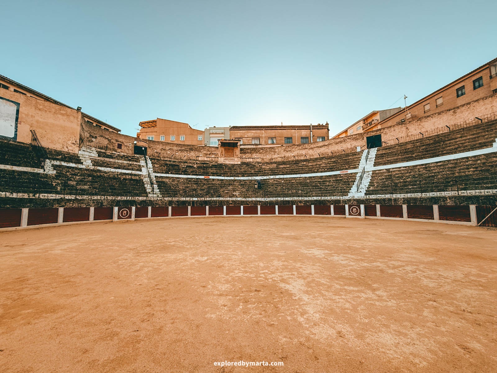 Plaça de Bous de Bocairent or Plaza de Toros in Bocairent is the oldest bullring in the Valencia Region, Spain