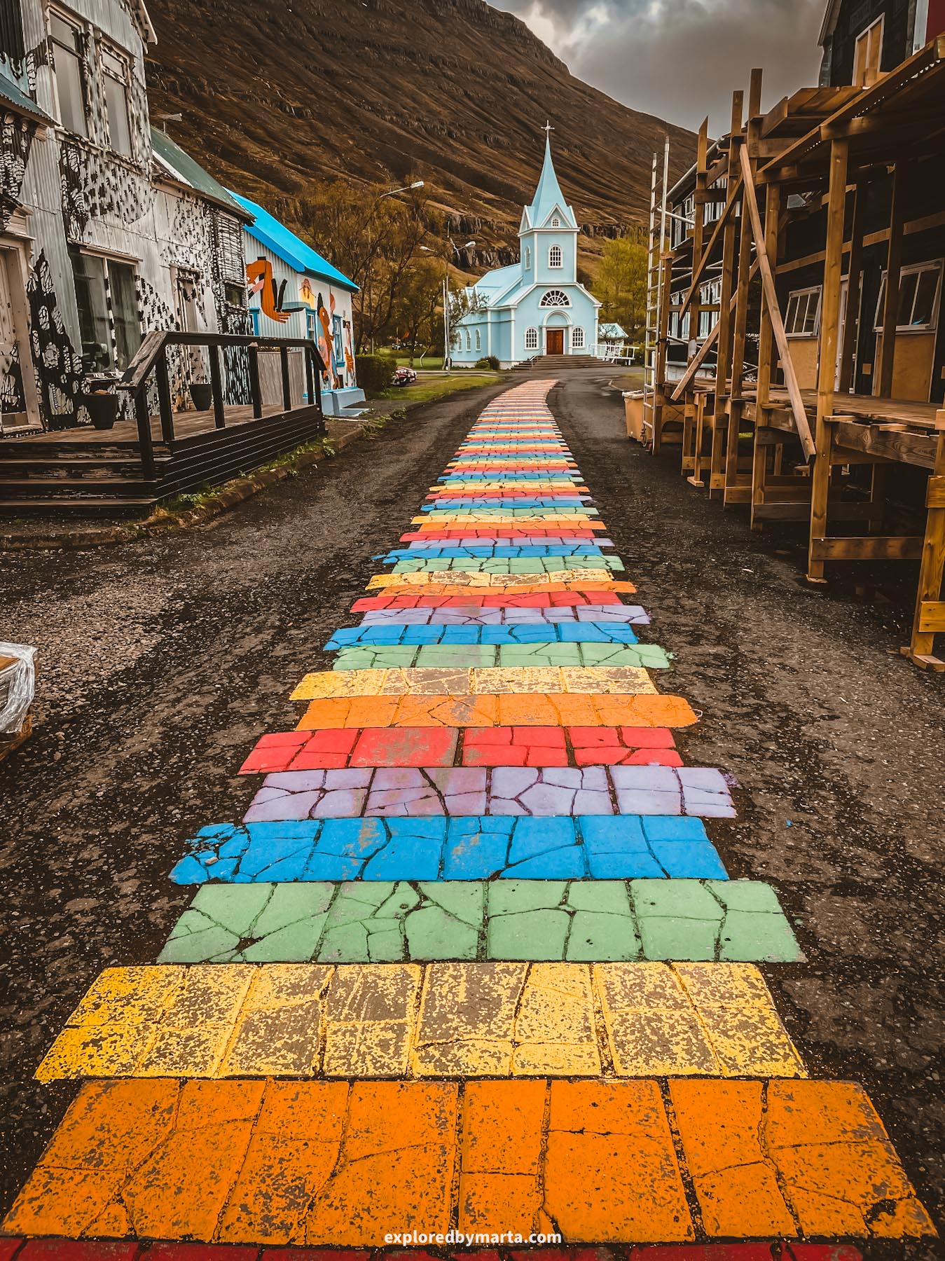 Seyðisfjarðarkirkja is one of the most beautiful churches in Iceland