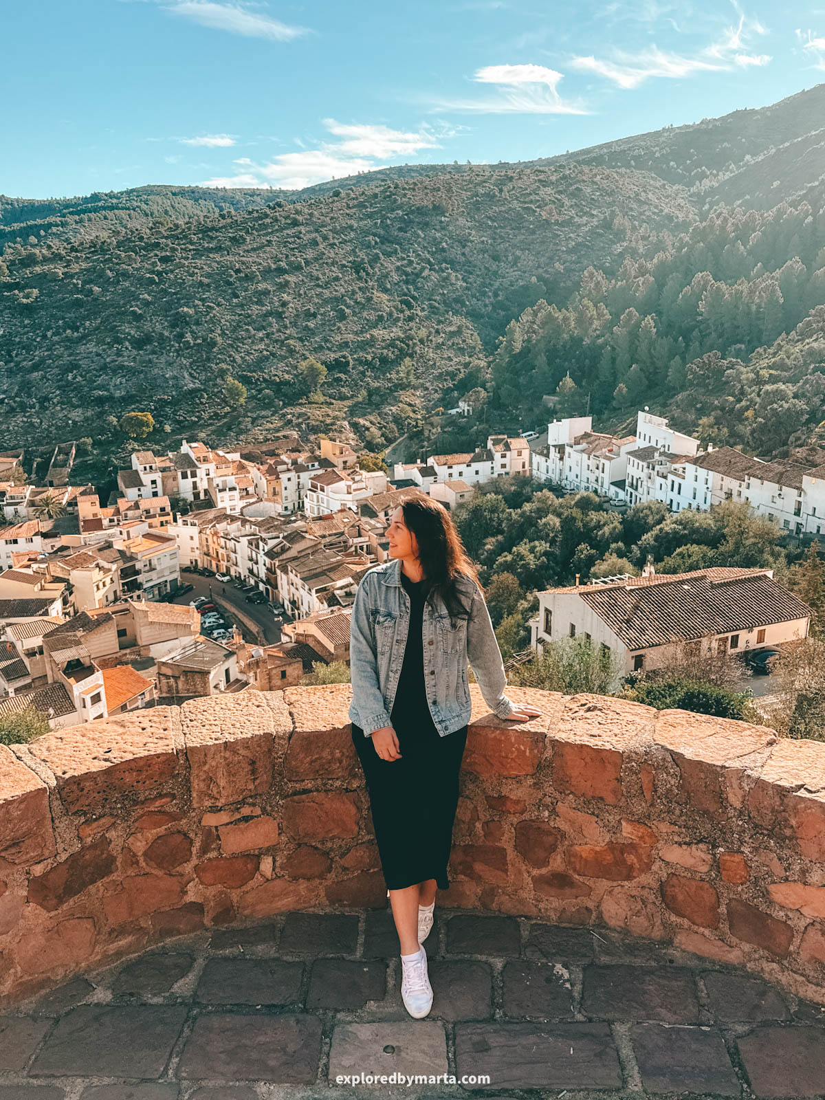 Views from Mirador del Castillo in Vilafamés, Valencia Region, Spain