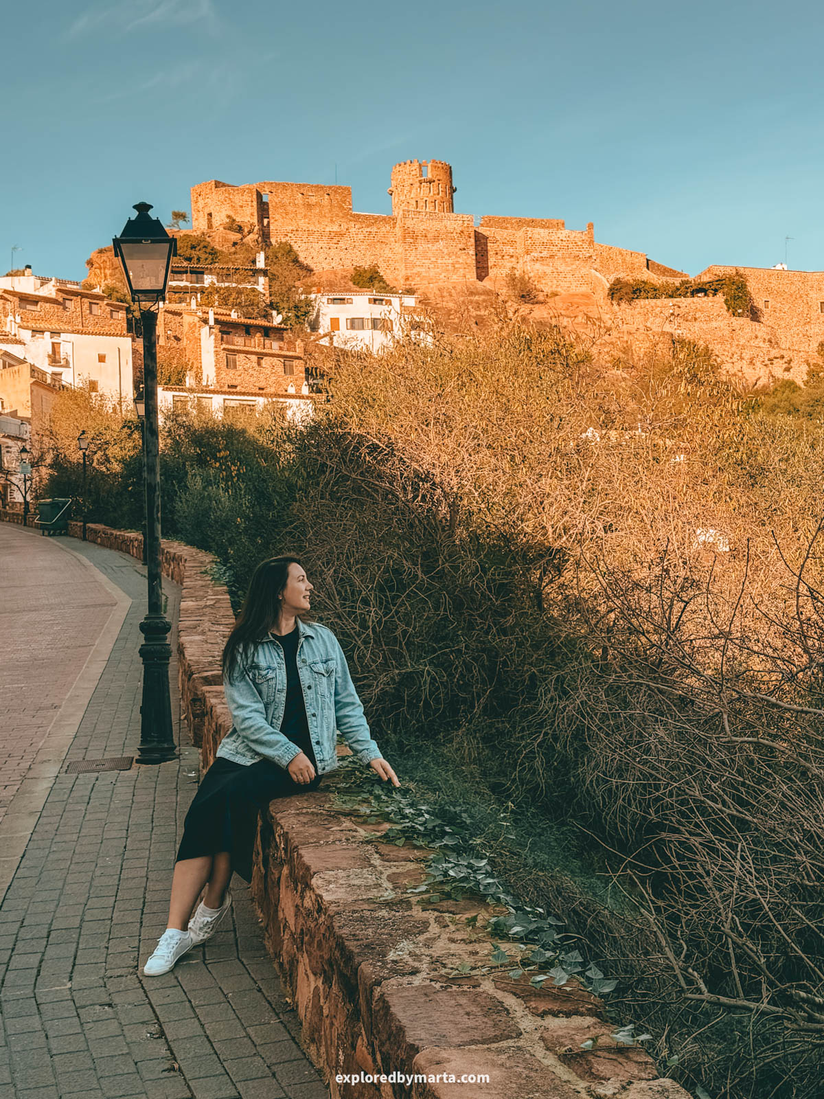 Village views from Carrer Sant Ramon in Vilafamés, Valencia Region, Spain