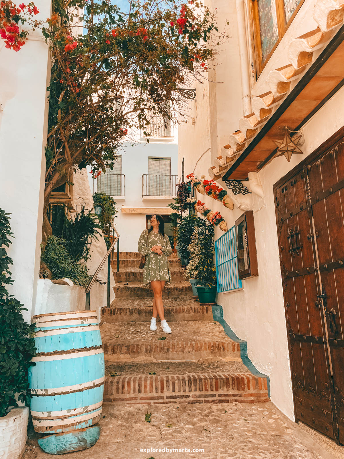 Beautiful photo spots and charming corners in Frigiliana, Spain