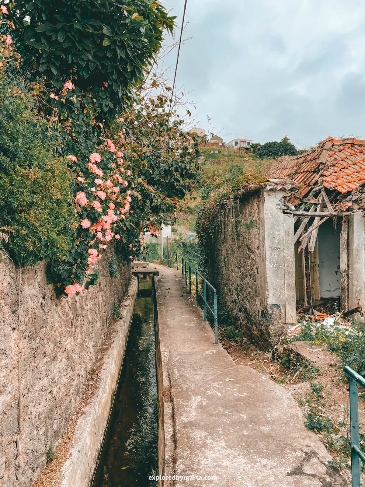 Hiking Levada Nova-Levada do Moinho in Madeira, Portugal