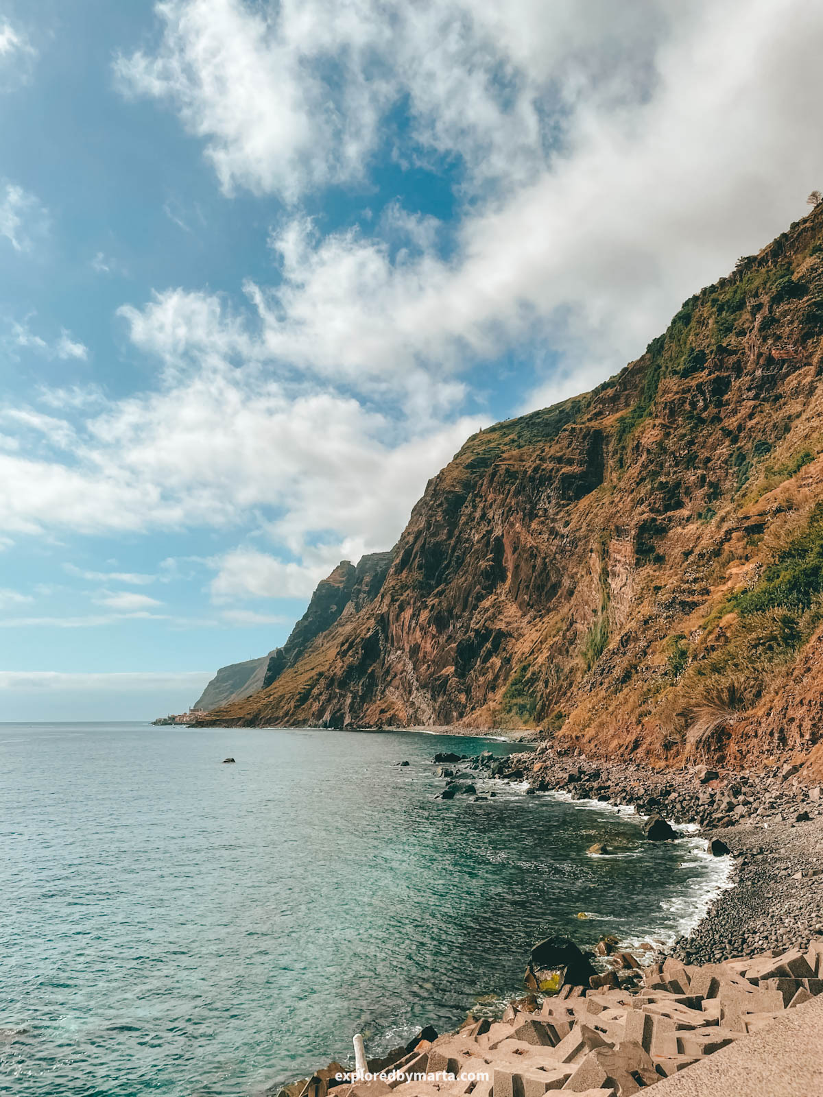 Jardim do Mar village in southwest coastal area in Madeira, Portugal