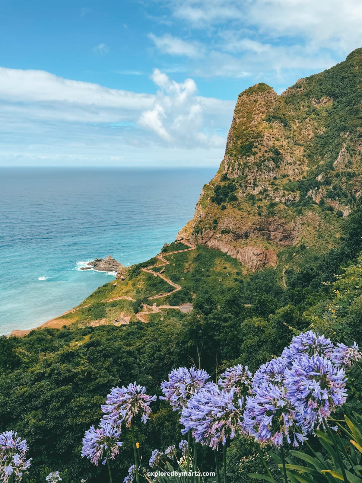 Miradouro de São Cristóvão in Boaventura in Madeira, Portugal