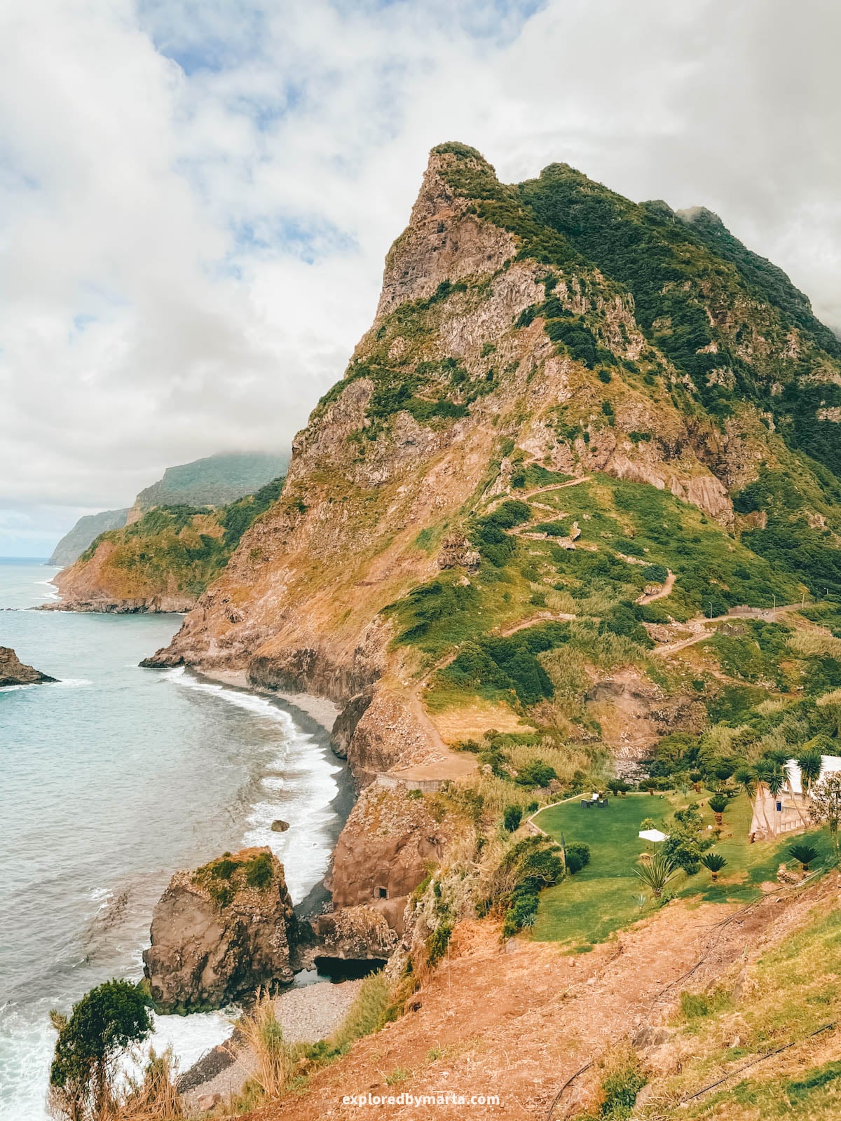 Miradouro de São Cristóvão in Boaventura in Madeira, Portugal