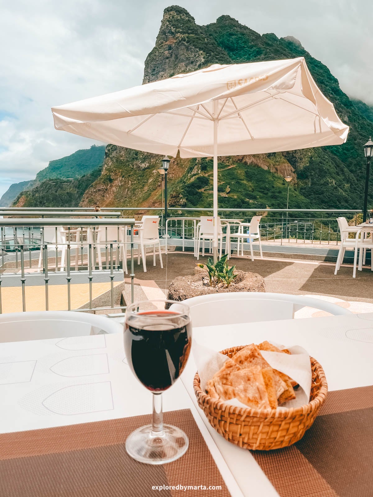 Miradouro de São Cristóvão in Boaventura in Madeira, Portugal