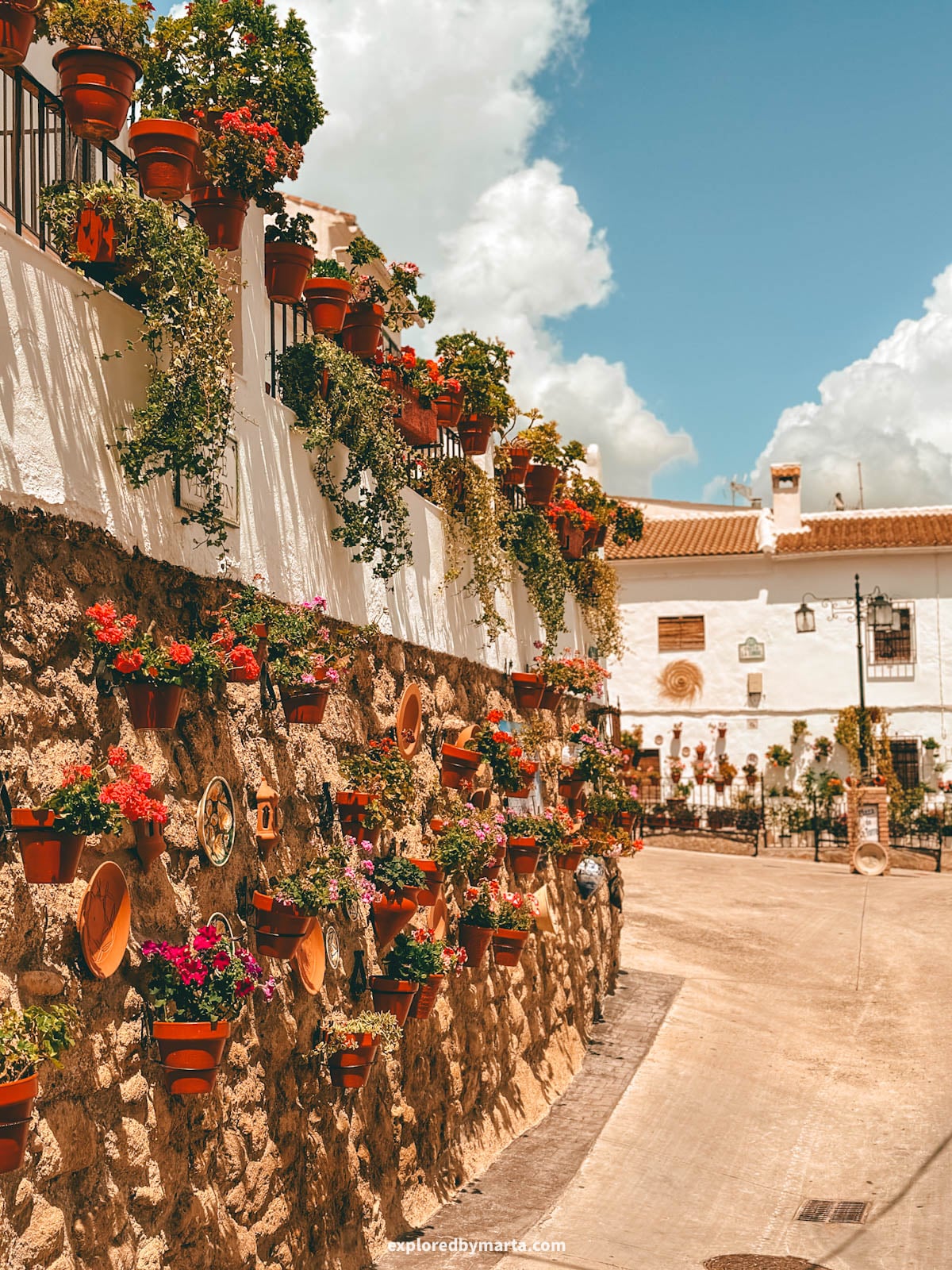 Plaza de la Torre in Iznajar, Andalusia, Spain
