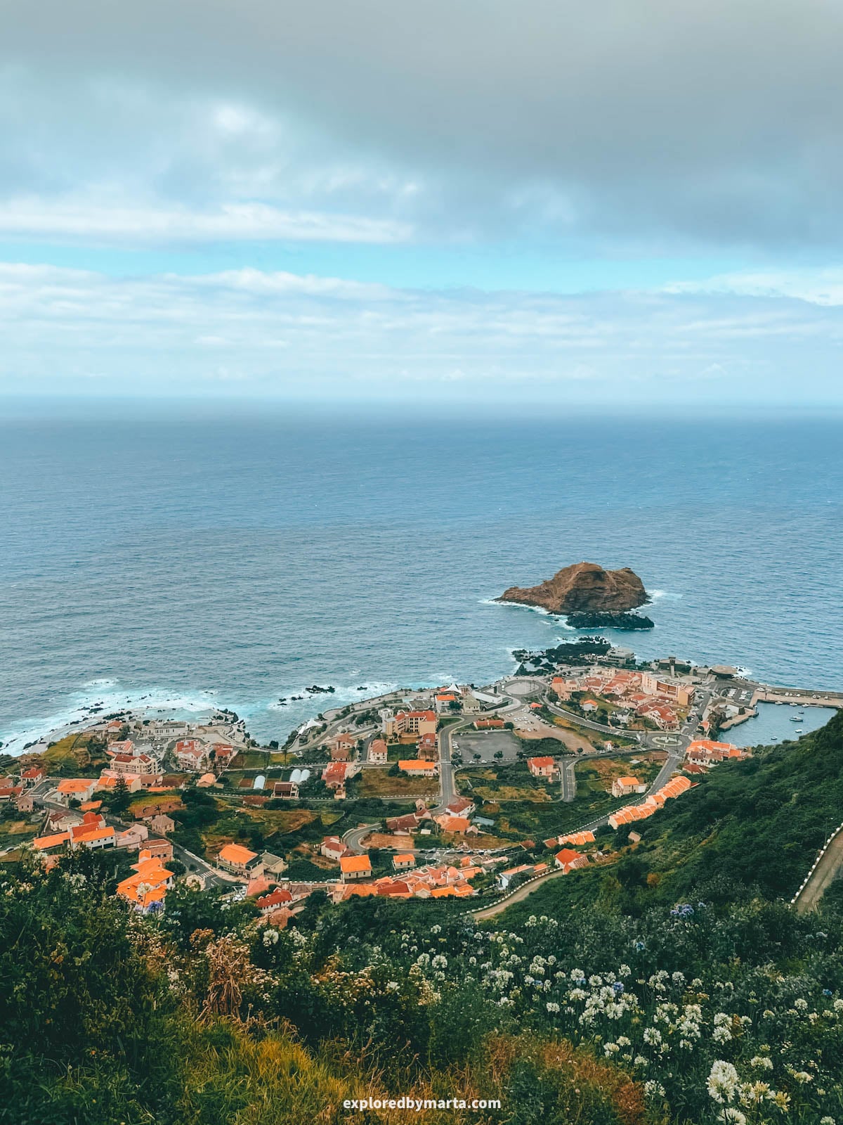 Porto Moniz is a charming coastal town in the northwest of the island in Madeira, Portugal