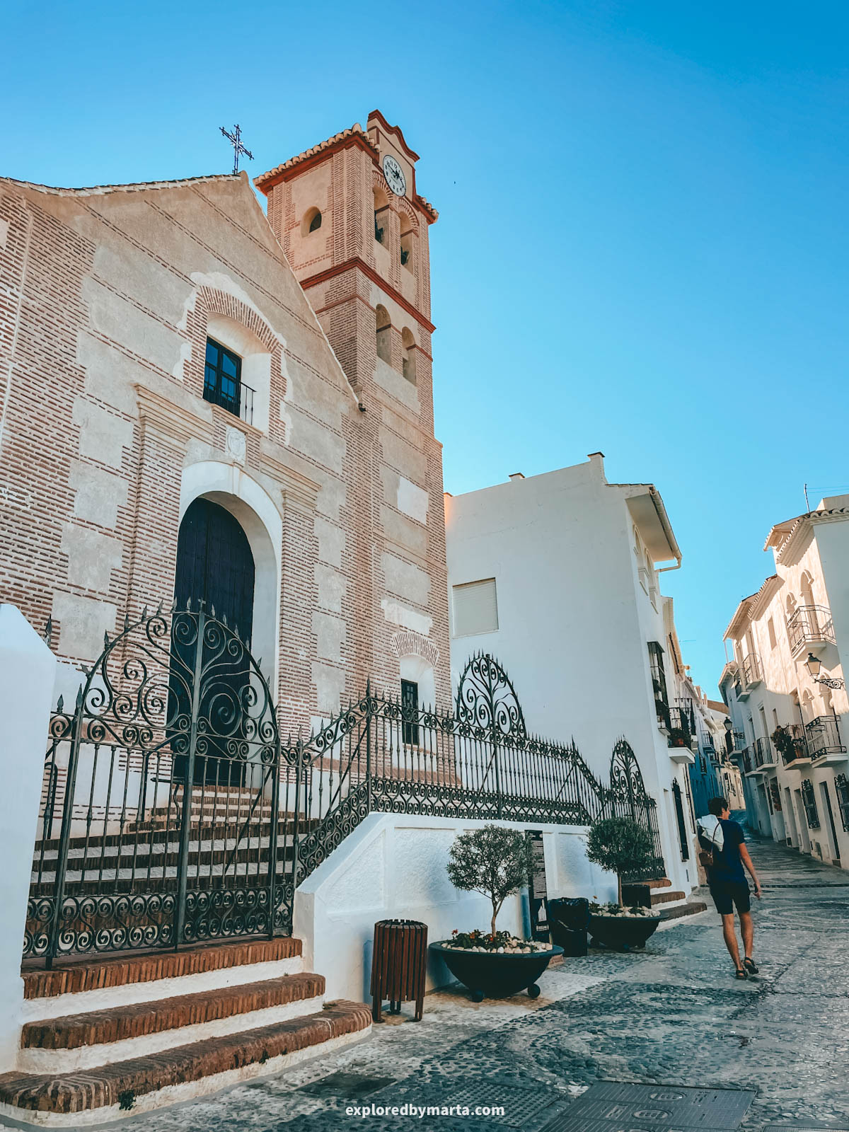 San Antonio de Padua Church in Frigiliana, Spain