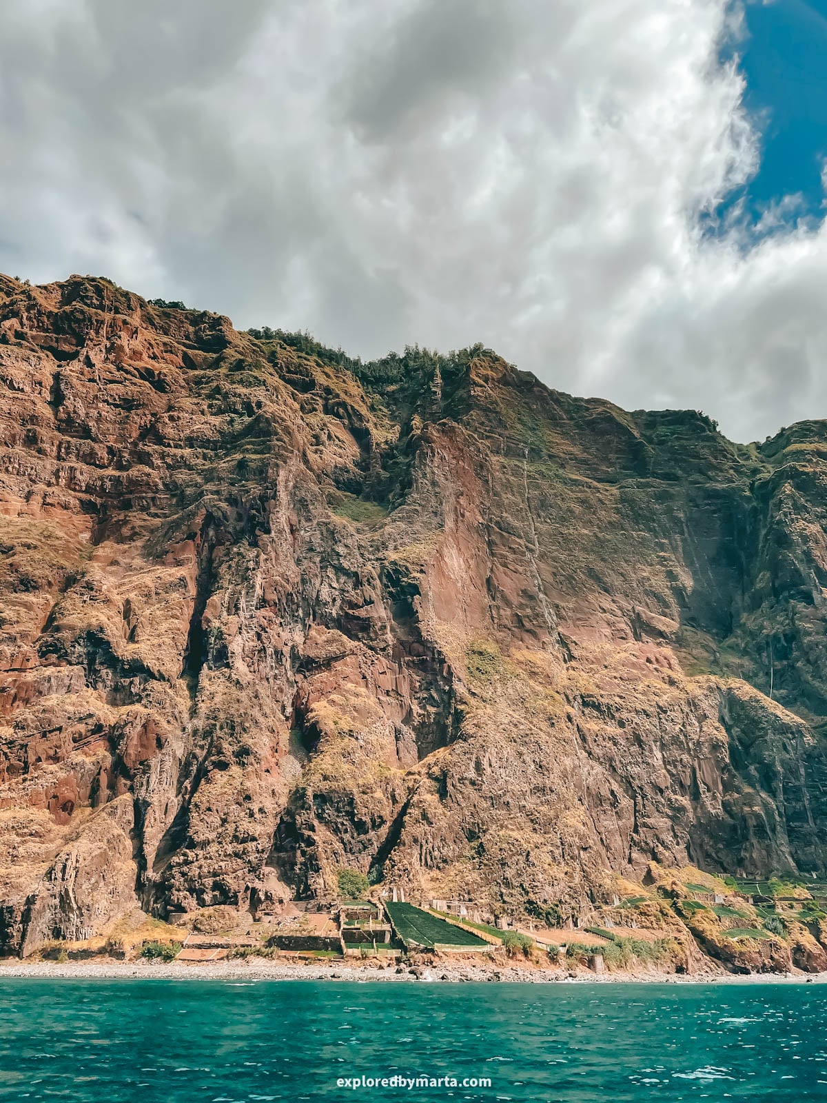 Seaview of Miradouro do Cabo Girão in Madeira, Portugal