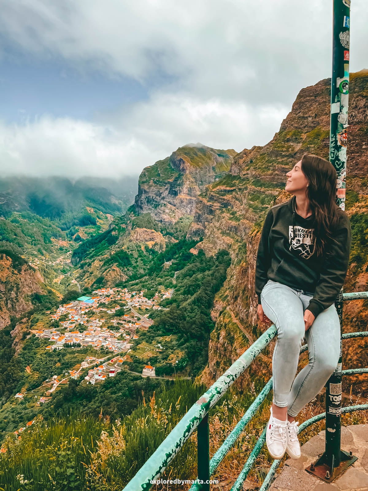 The beautiful Eira do Serrado viewpoint in Madeira, Portugal
