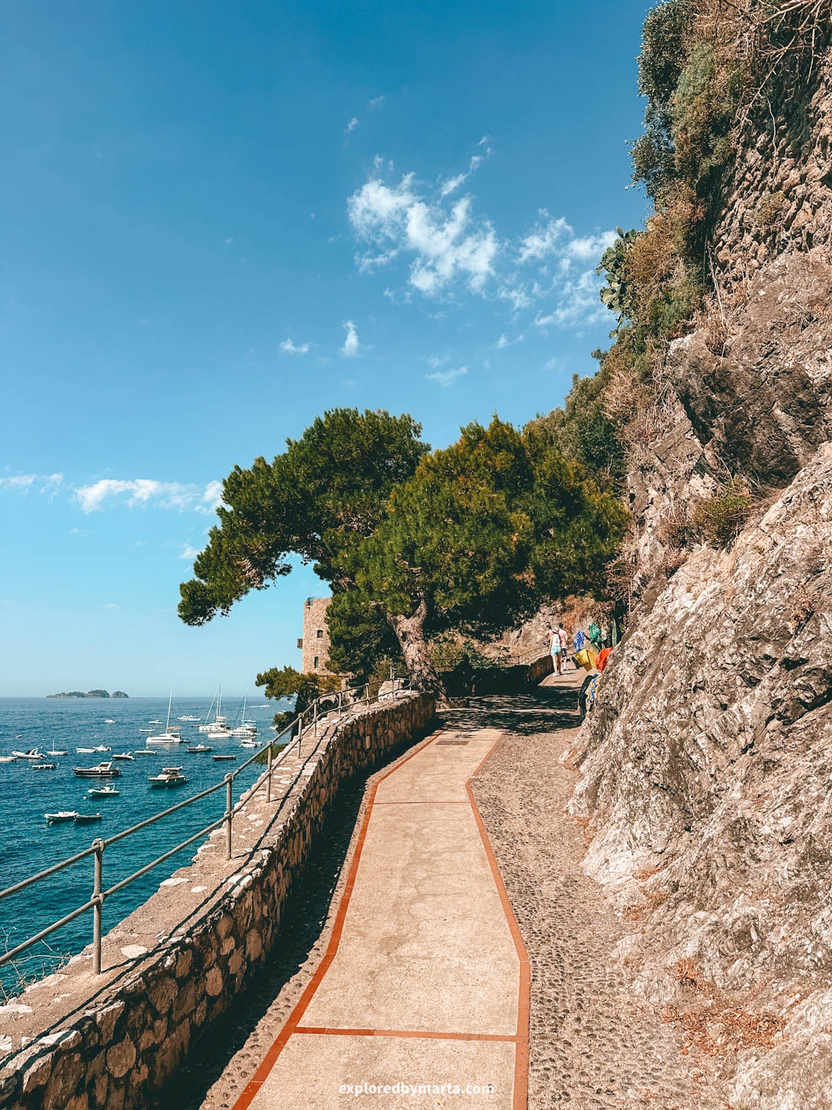 Via Positanesi d’America in Positano, Italy