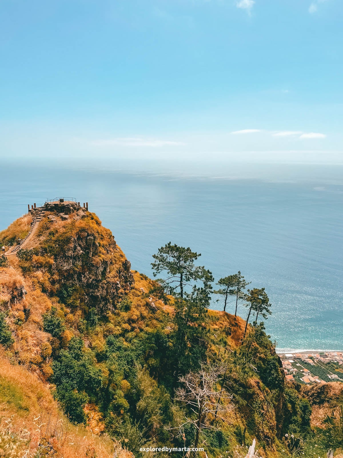 View from Miradouro da Raposeira in Madeira, Portugal
