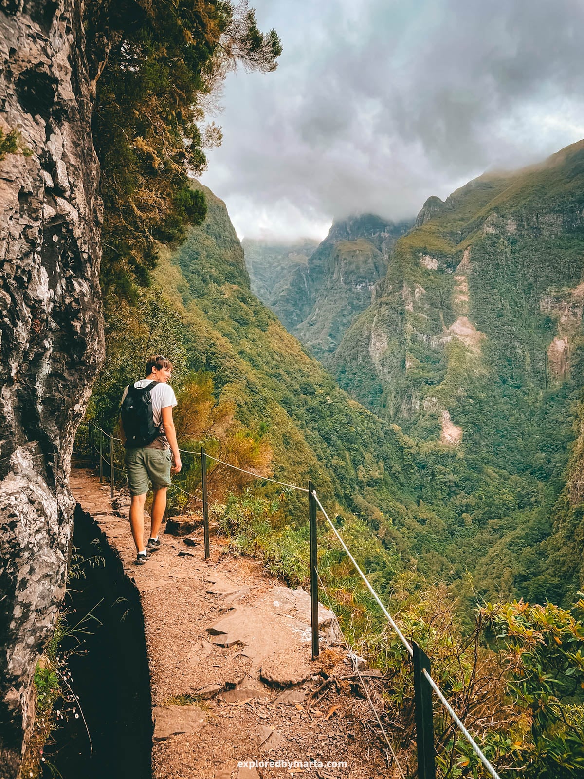 Views along Levada do Caldeirão Verde-Caldeirão do Inferno hike in Madeira, Portugal