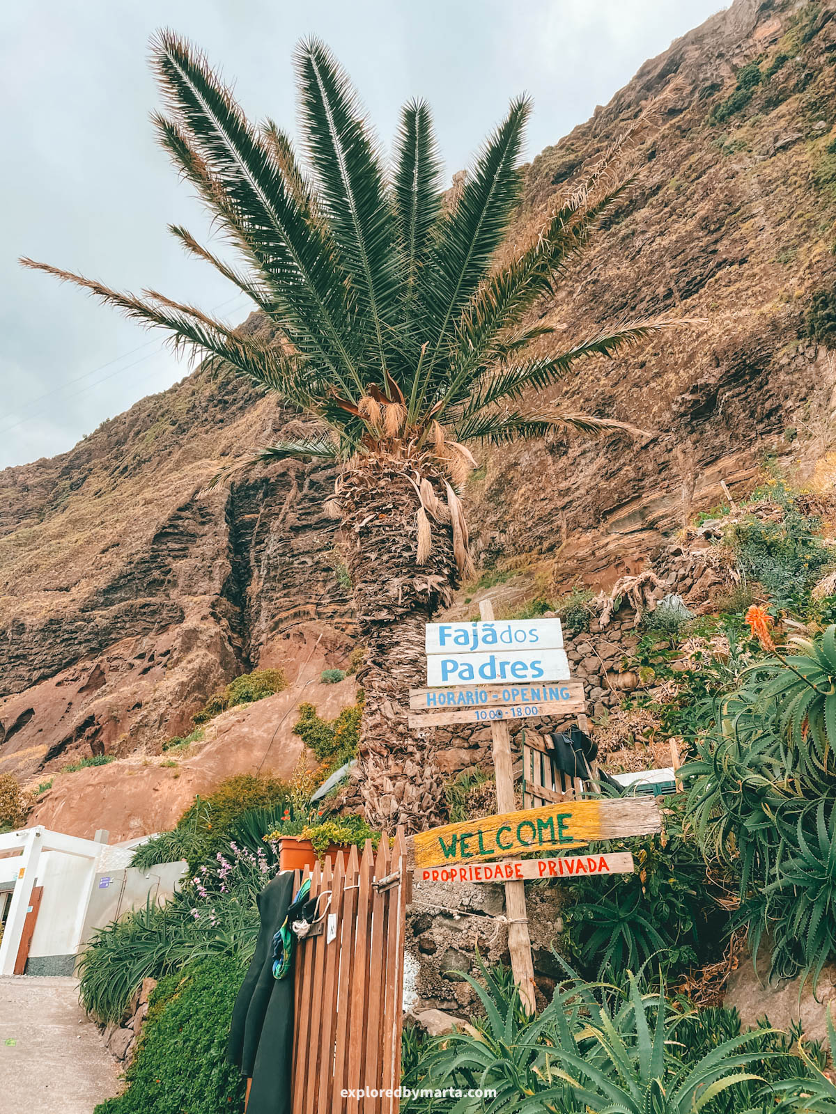 Visiting Fajã dos Padres settlement in Madeira, Portugal