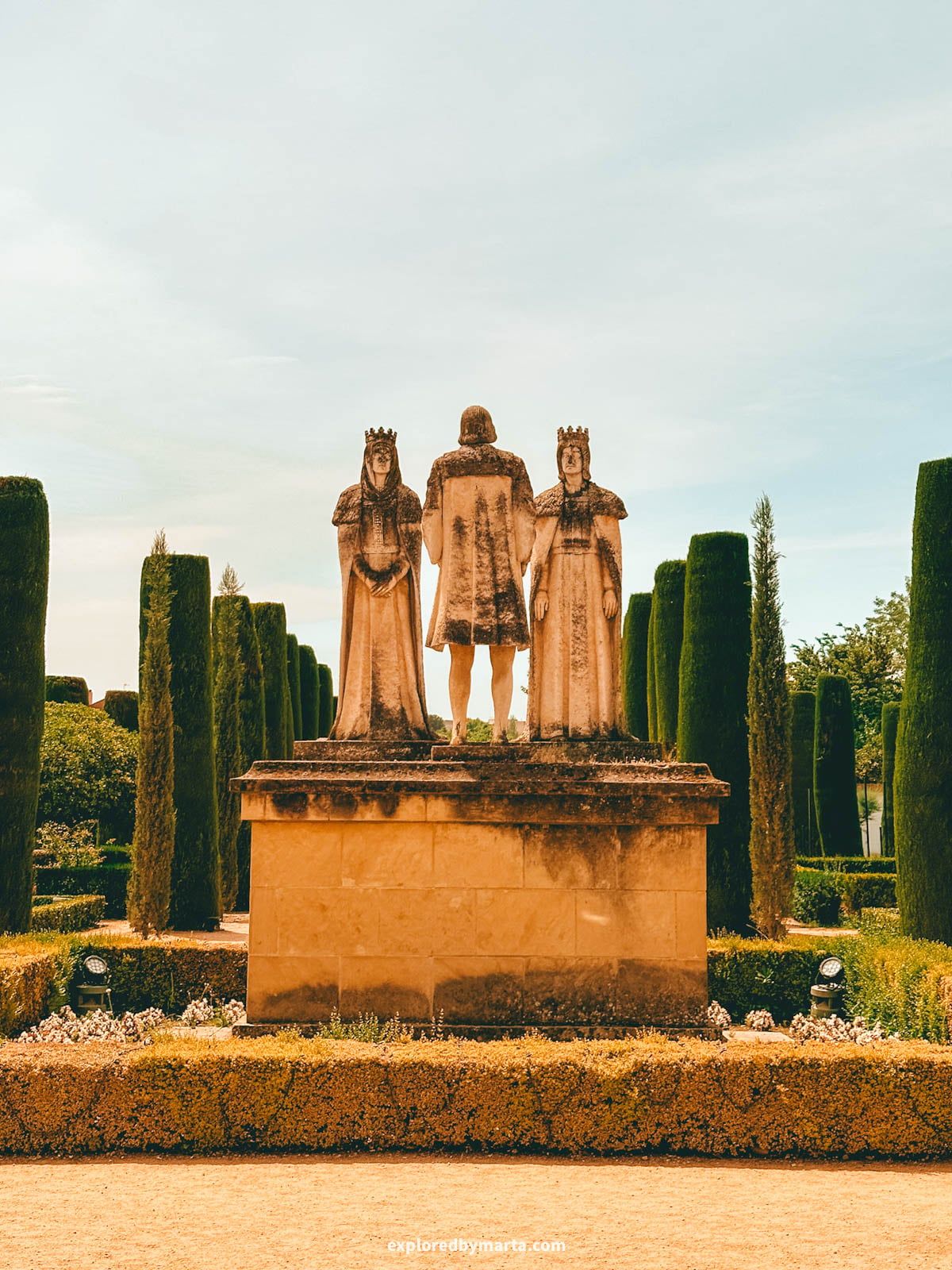 Alcázar de los Reyes Cristianos in Córdoba, Spain