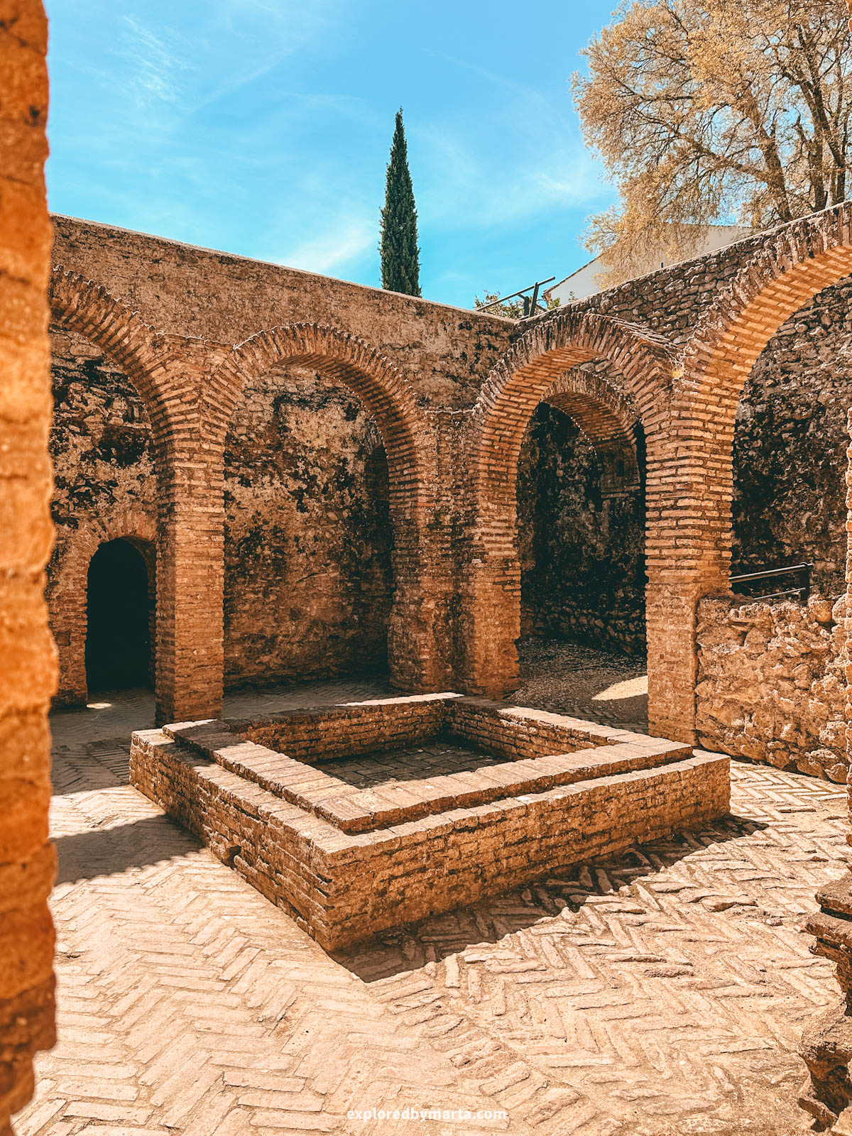 Baños Árabes or Arab Baths in Ronda, Spain
