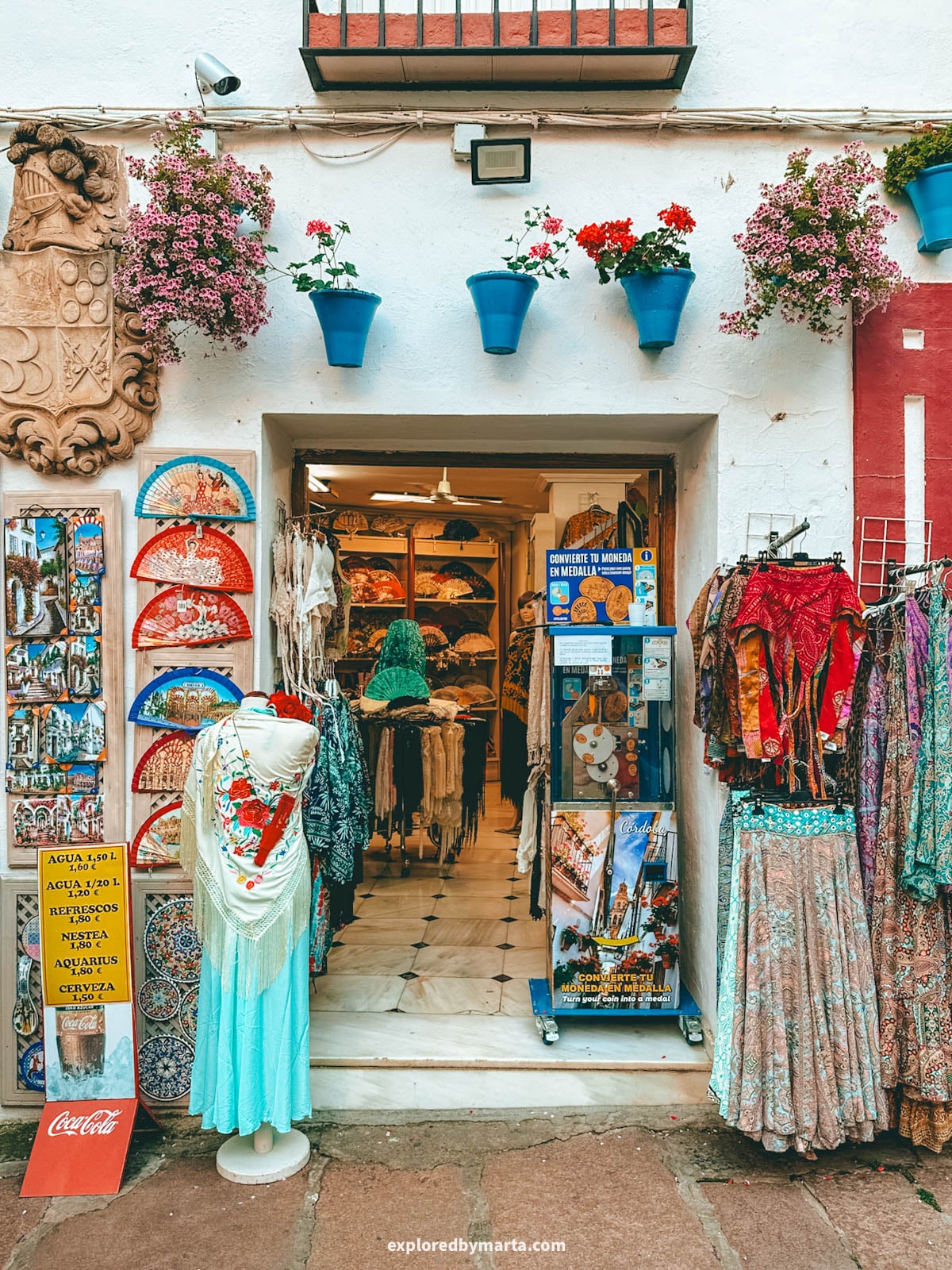 Boutique shops in Córdoba, Spain