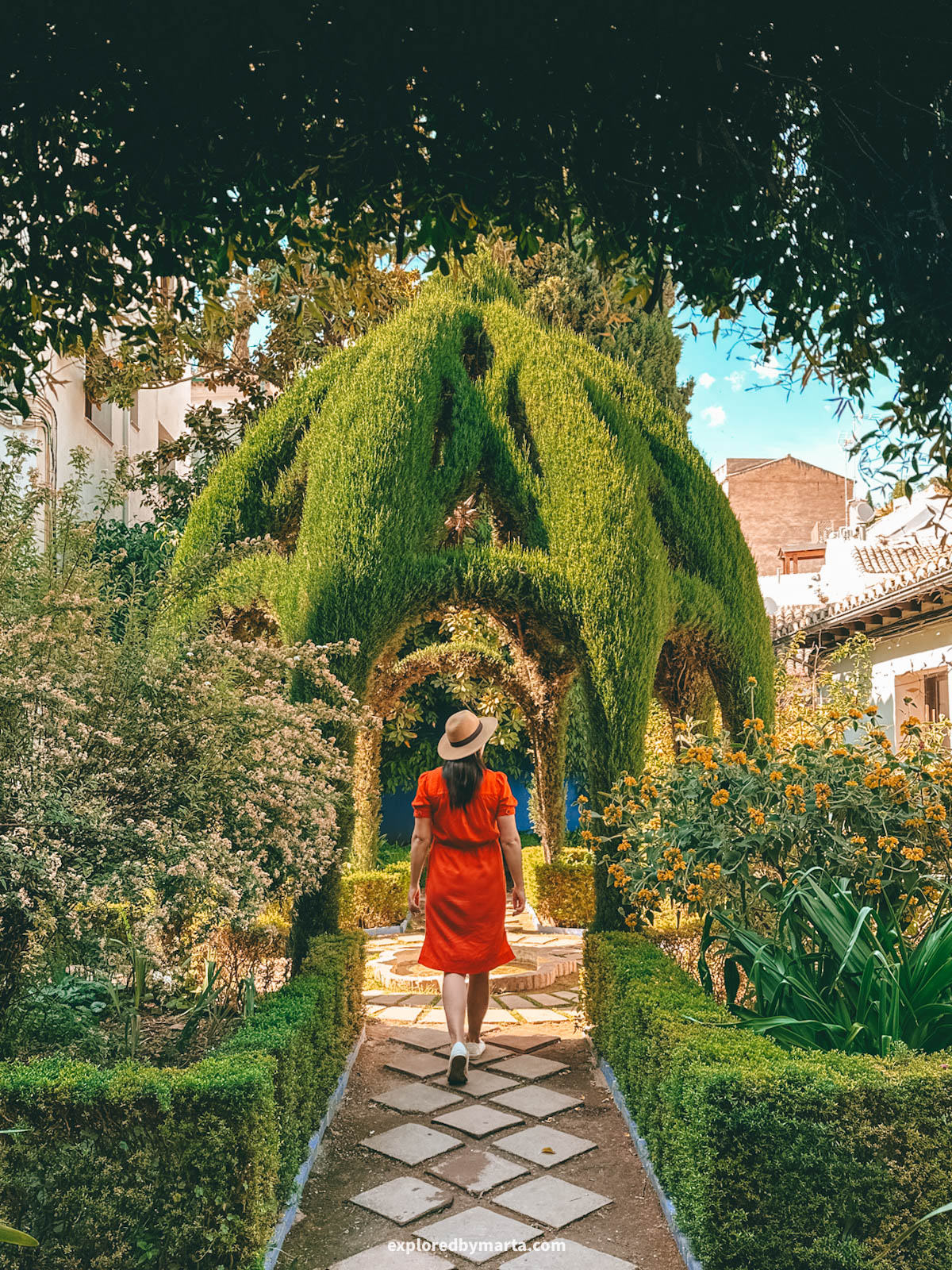 Carmen de la Victoria is one of the most unique hidden gardens in Granada, Spain