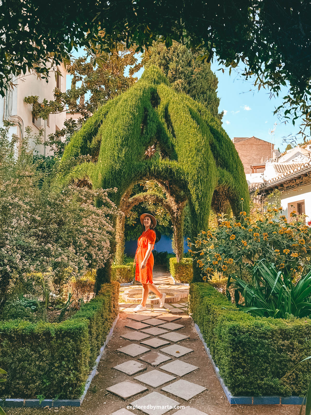 Carmen de la Victoria is one of the most unique hidden gardens in Granada, Spain