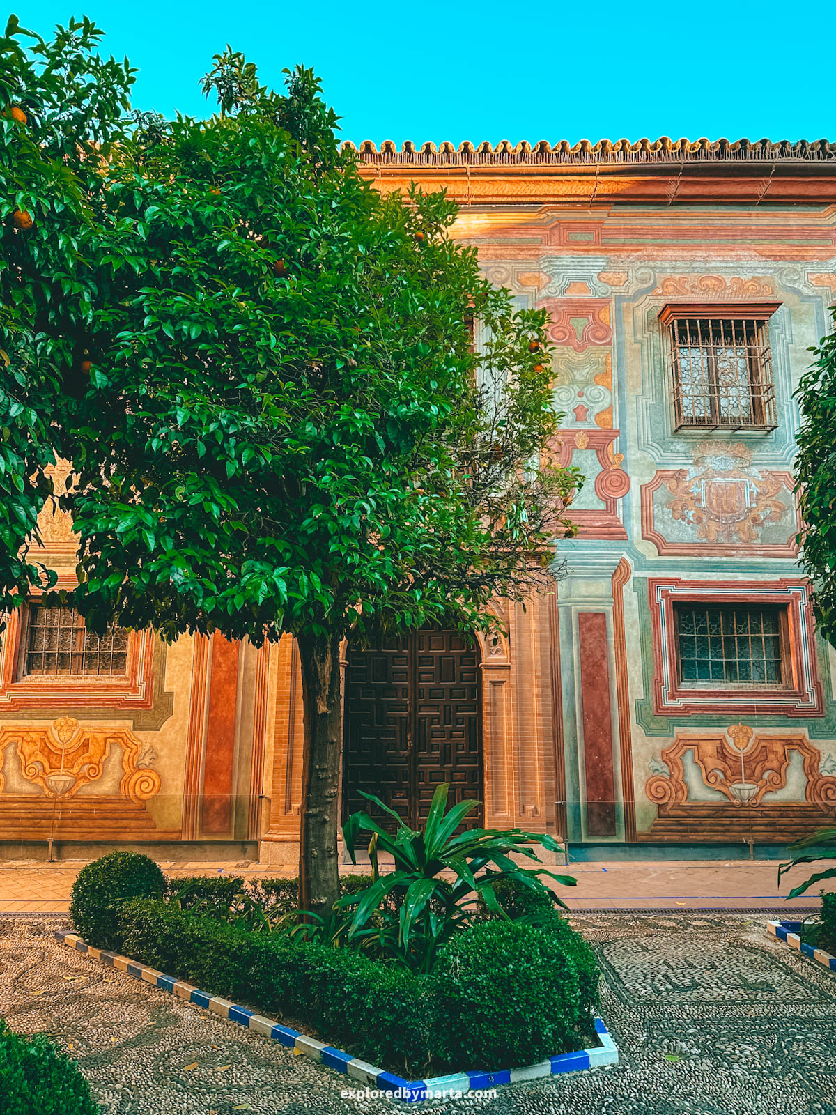 Courtyard at the Museum of Fine Arts of Córdoba in Córdoba, Spain