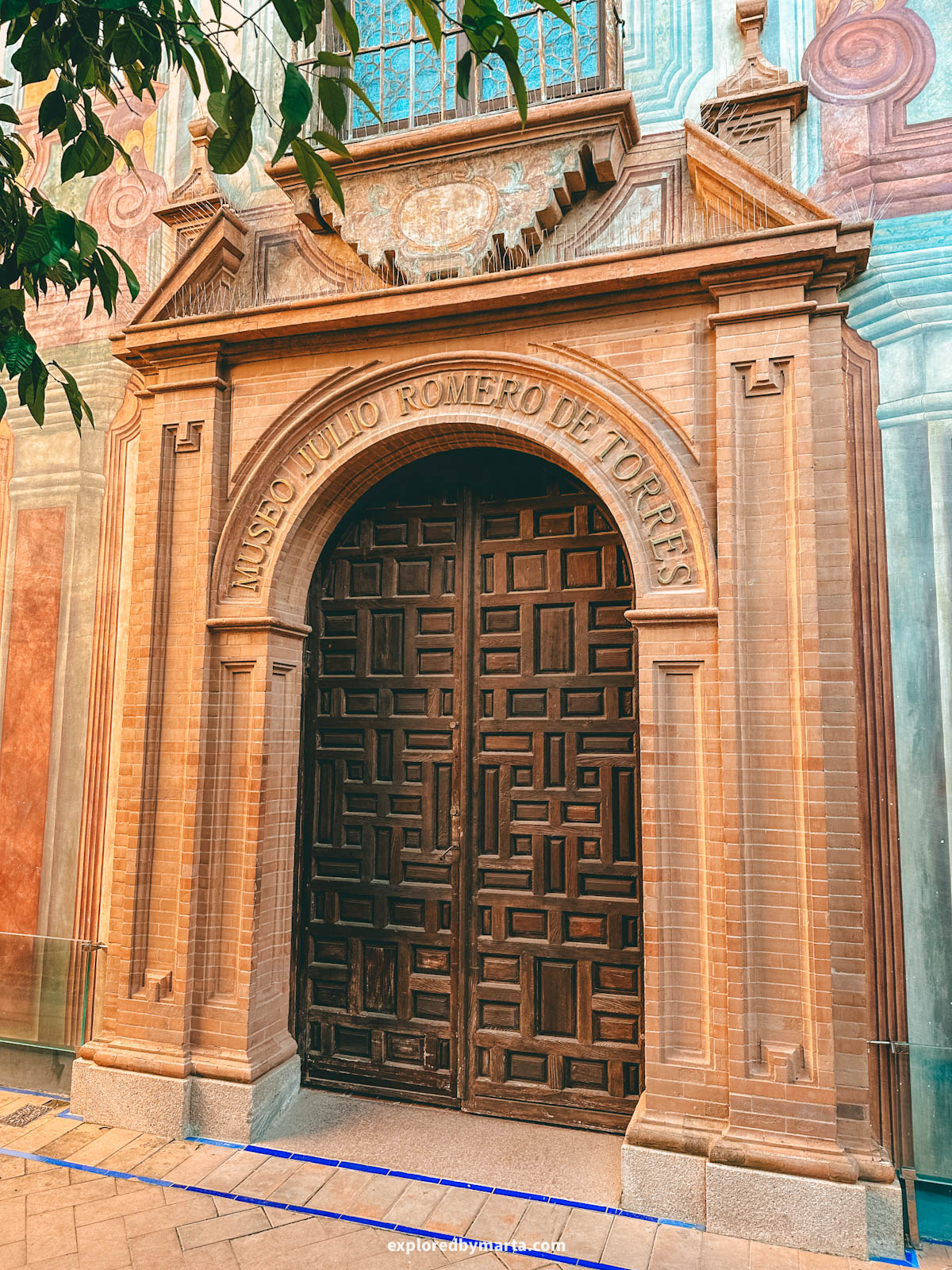 Courtyard at the Museum of Fine Arts of Córdoba in Córdoba, Spain