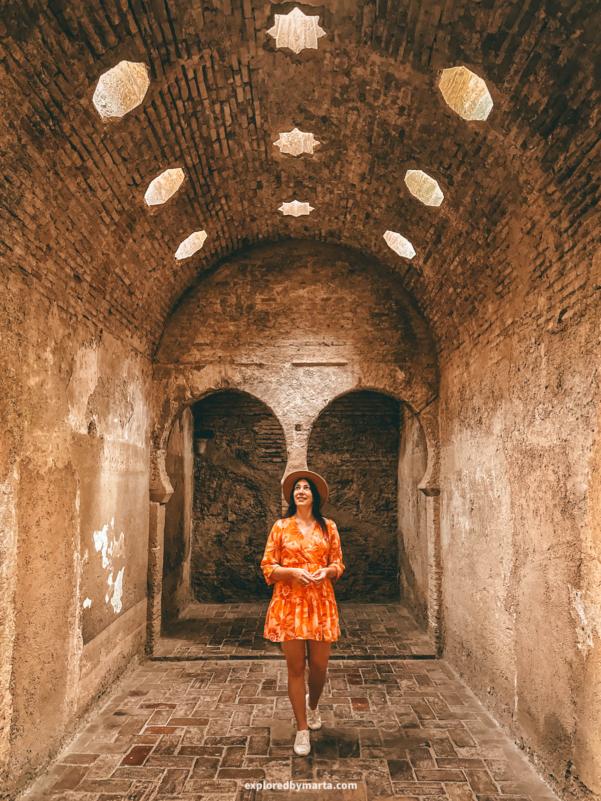El Bañuelo, the historic 11th-century Arab Baths in Granada