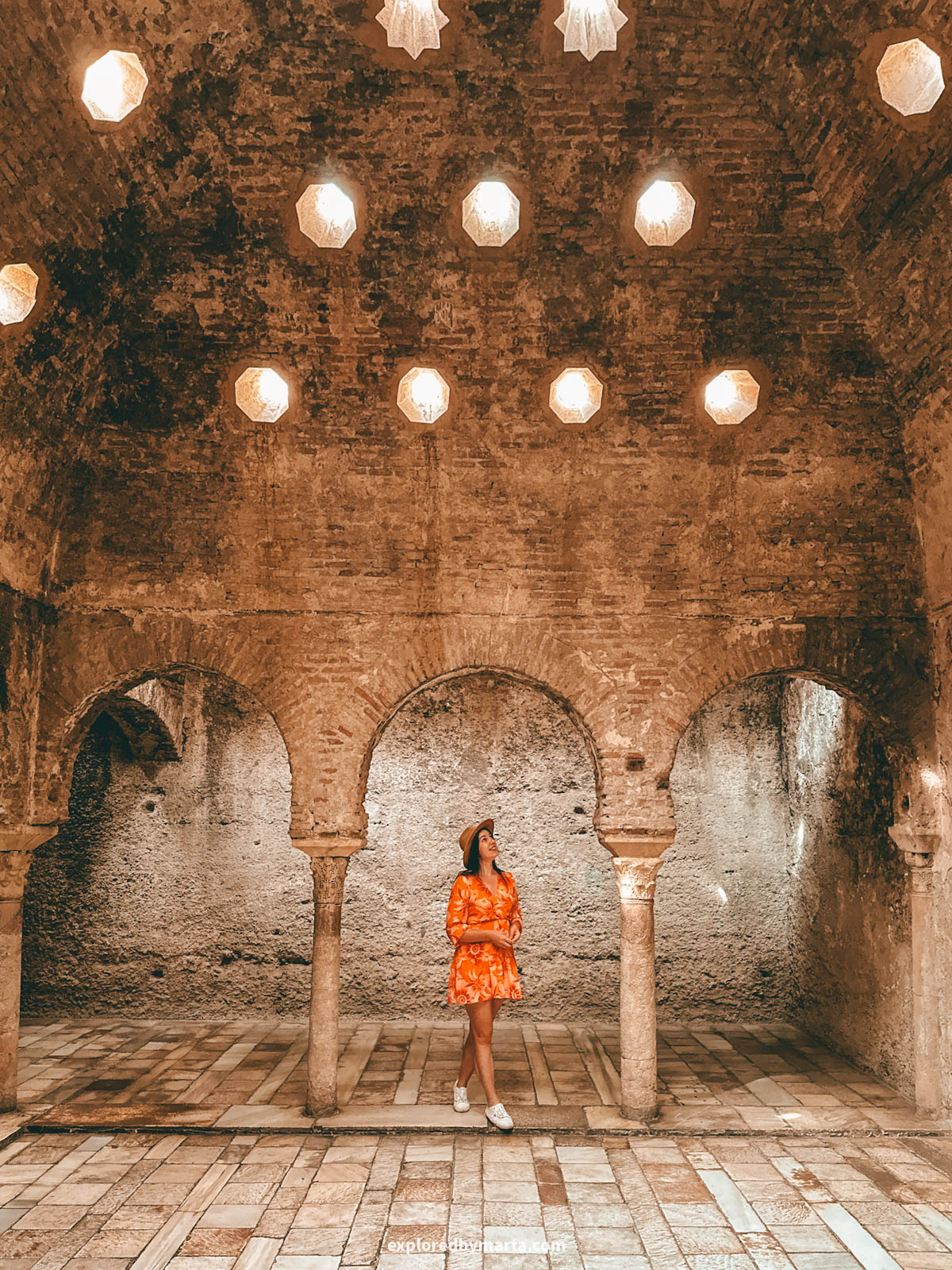 El Bañuelo, the historic 11th-century Arab Baths in Granada