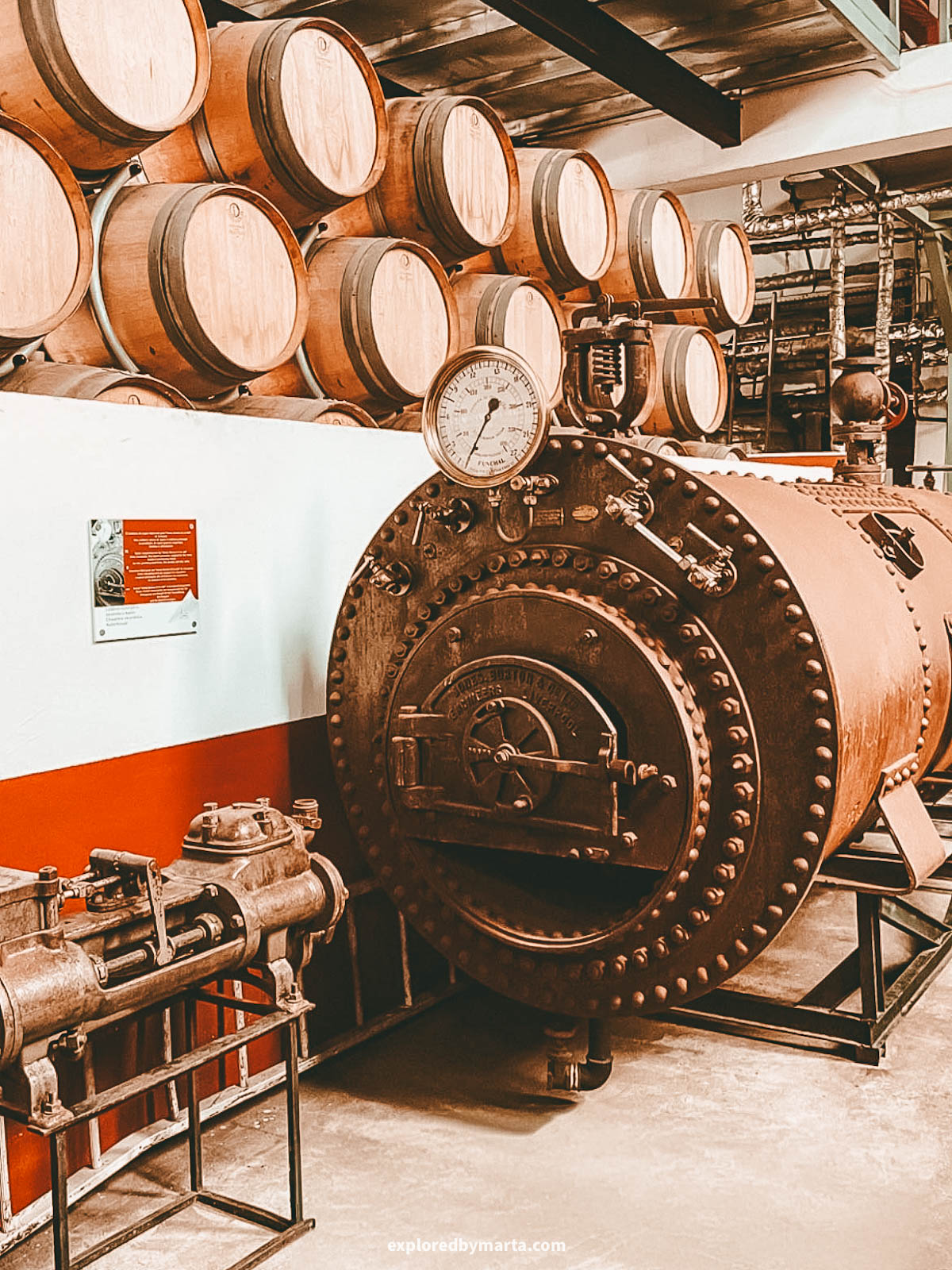 Engenhos do Norte, an old sugar cane rum factory in Porto da Cruz in Madeira, Portugal
