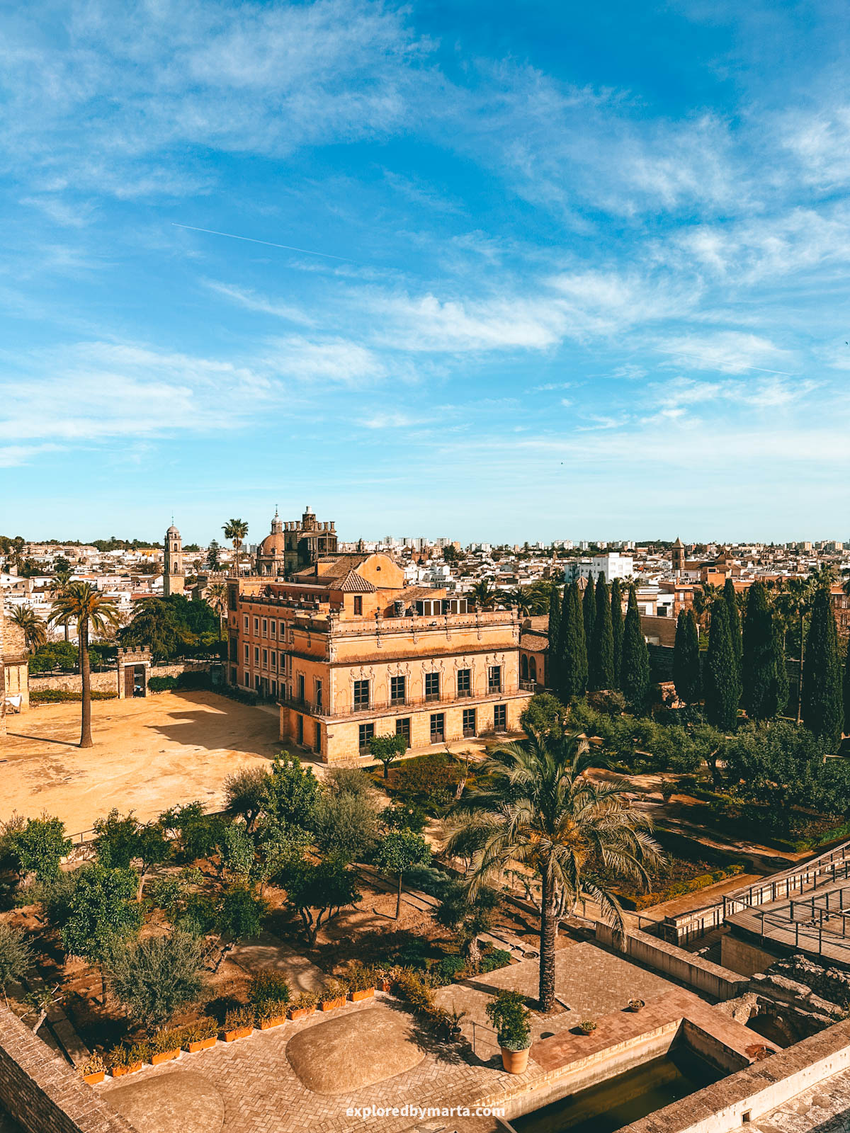 Exploring Alcázar de Jerez de la Frontera, Spain