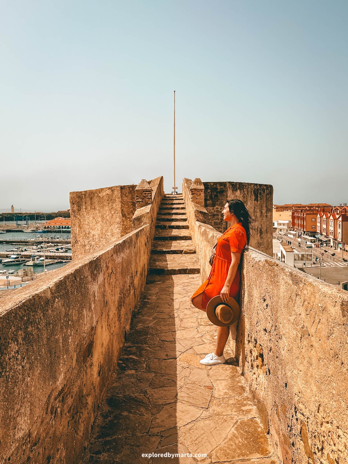 Exploring the majestic Castillo de Guzmán el Bueno in Tarifa, Spain