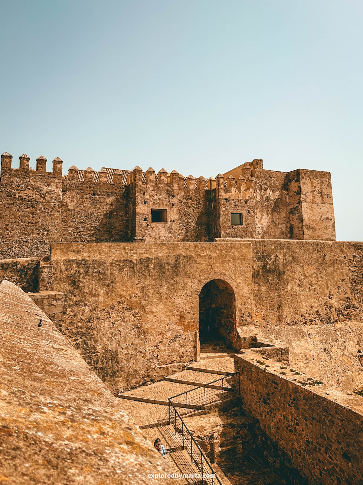 Exploring the majestic Castillo de Guzmán el Bueno in Tarifa, Spain