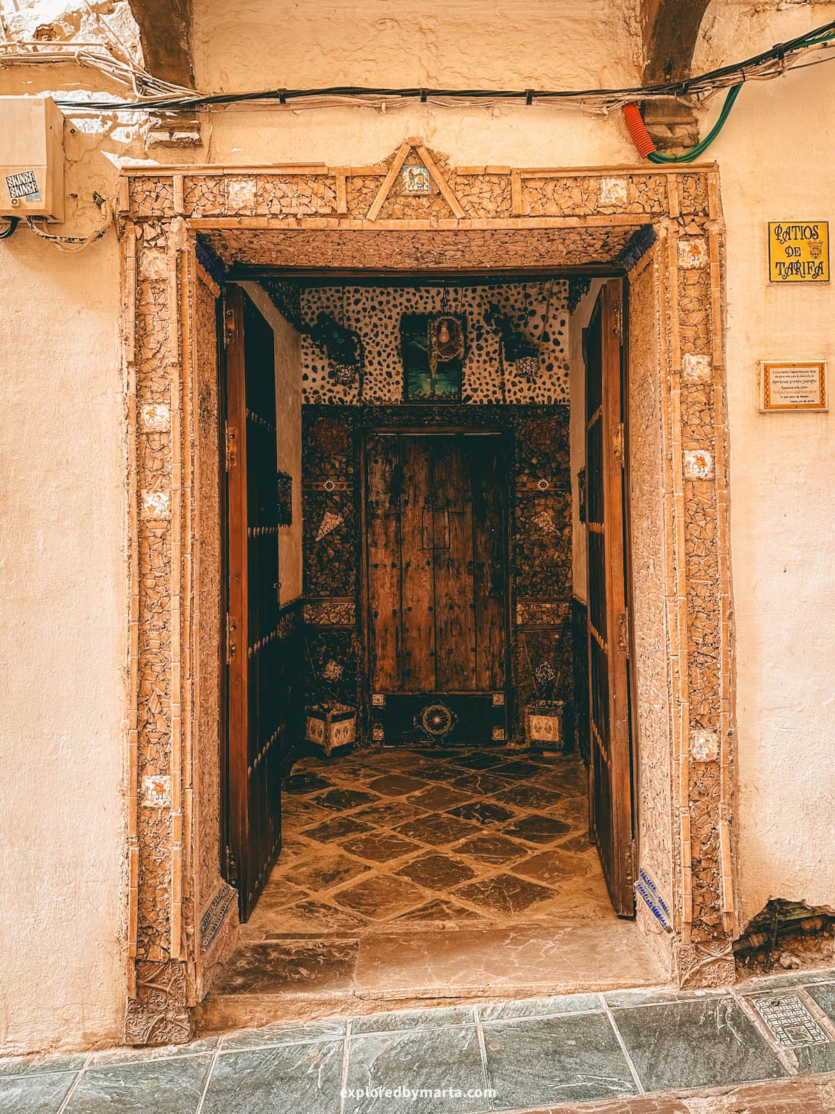 Exploring the old town of Tarifa, Spain