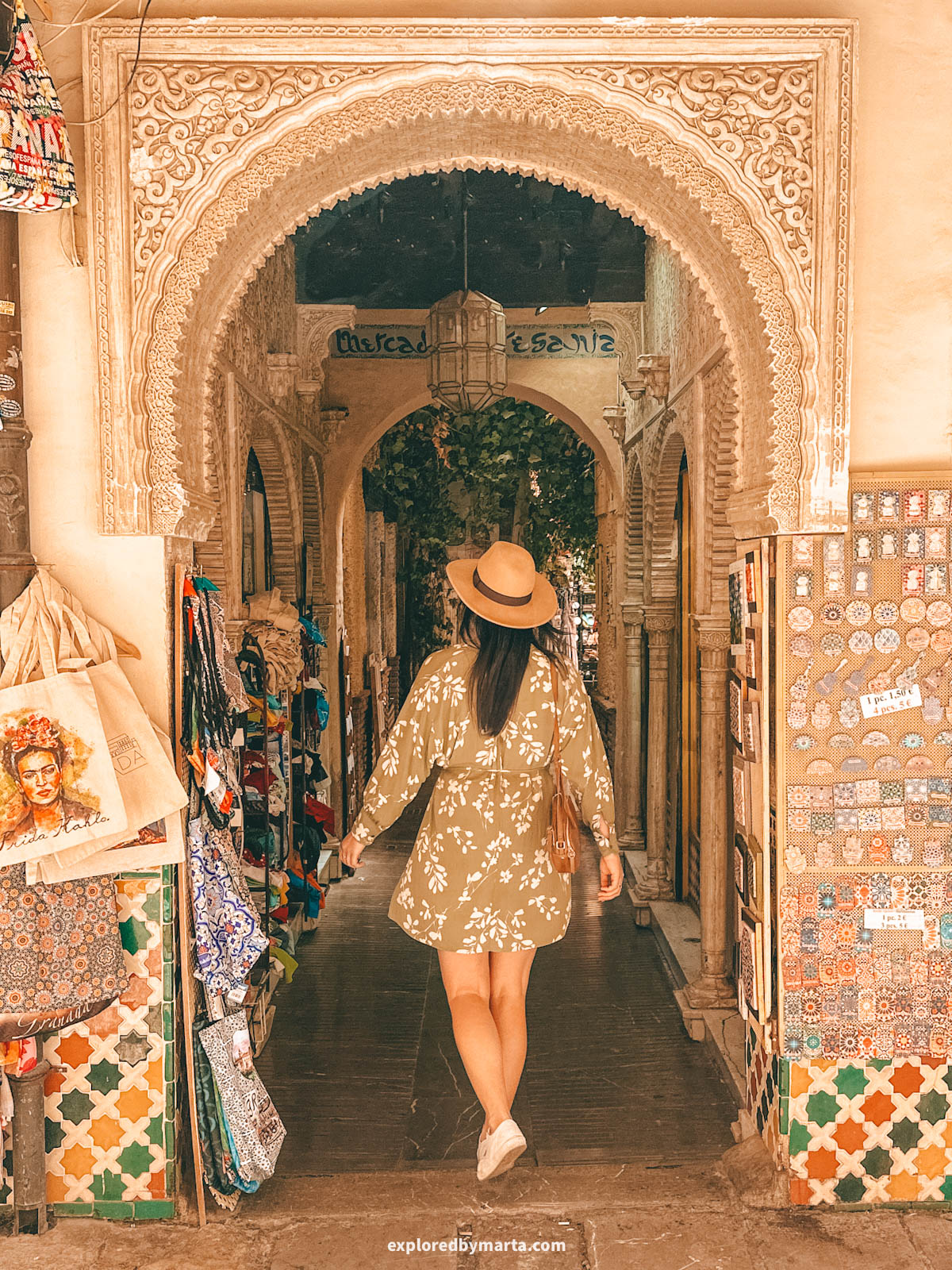 La Alcaicería market in Granada, Spain