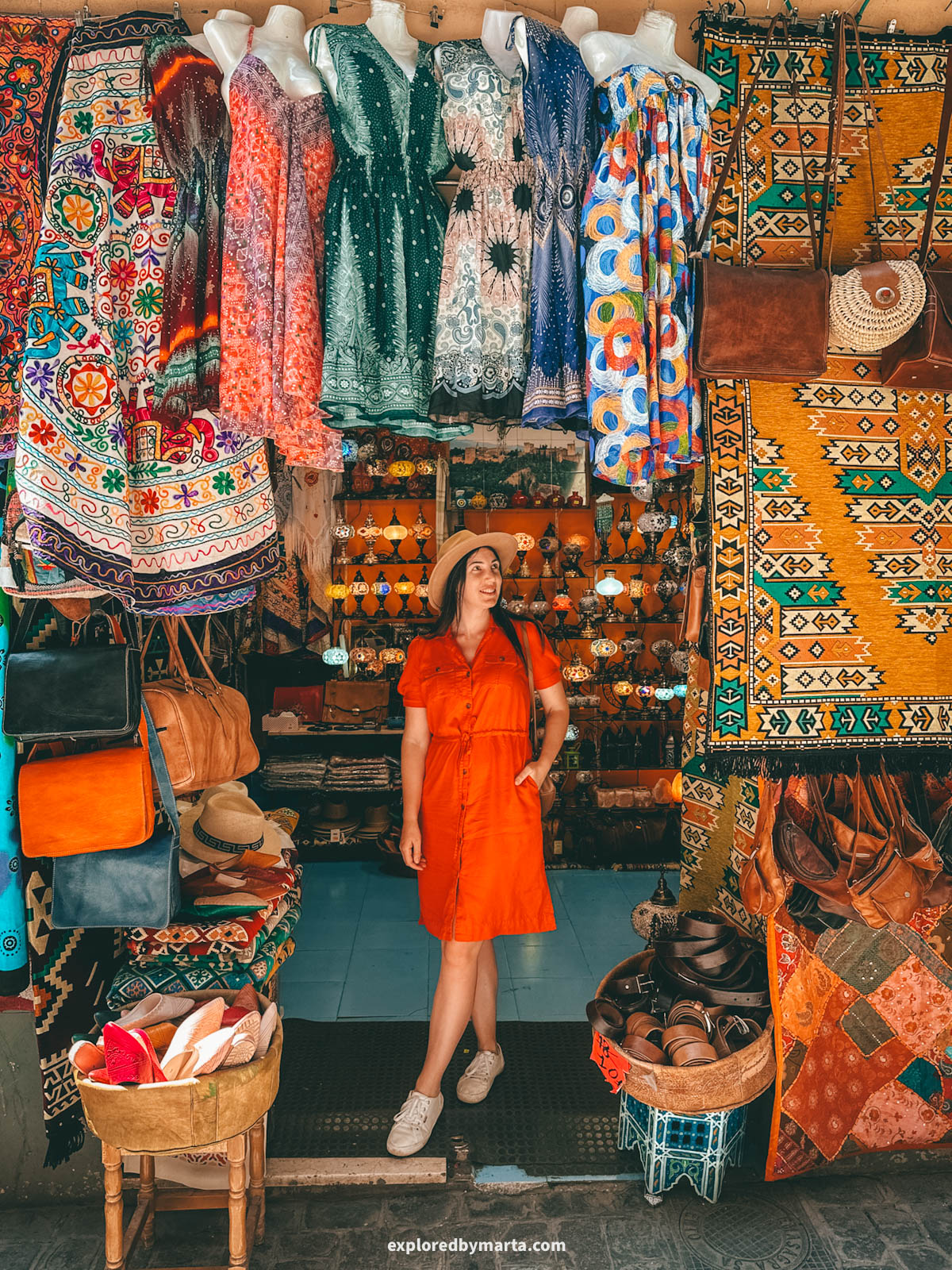 La Alcaicería market in Granada, Spain