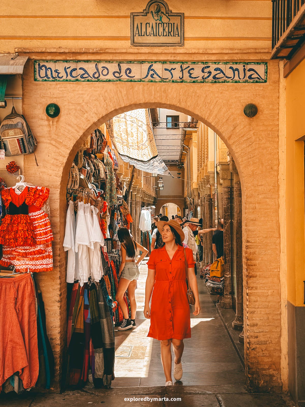 La Alcaicería market in Granada, Spain
