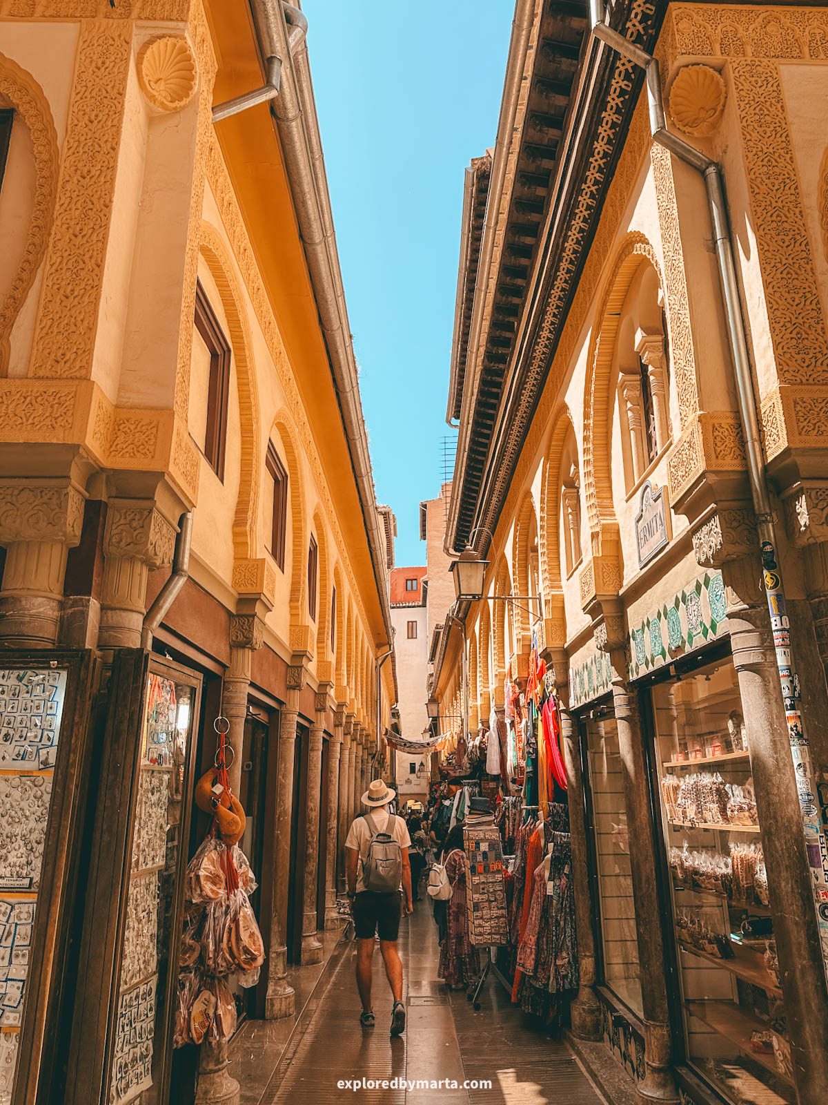 La Alcaicería market in Granada, Spain