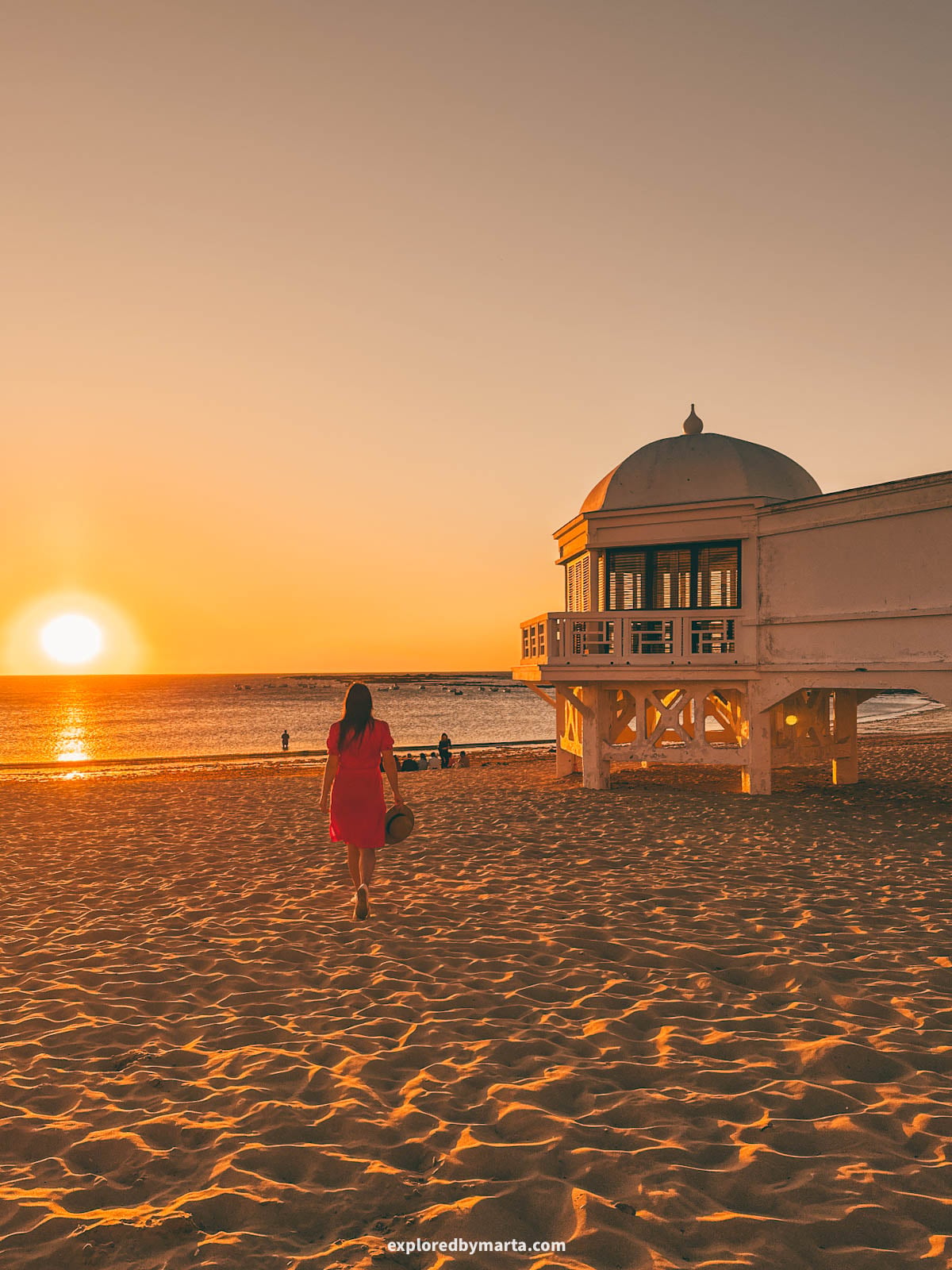La Caleta Beach in Cádiz, Spain