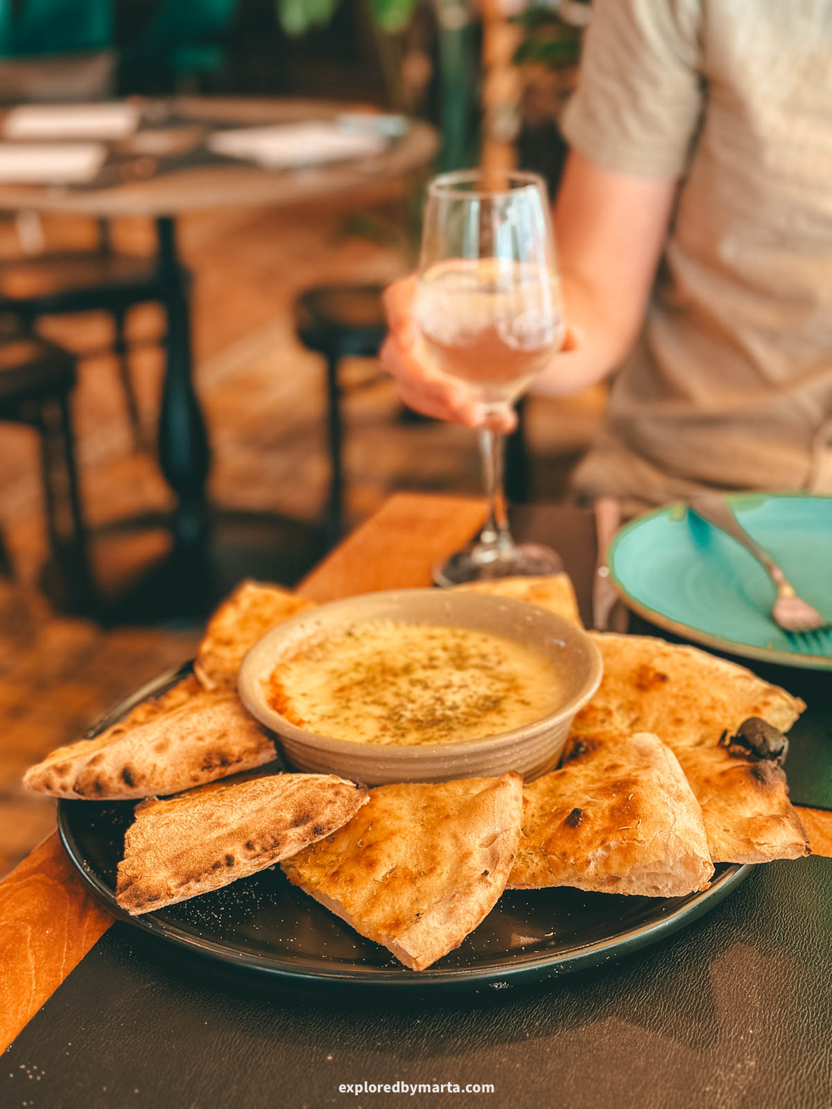 Lunch at La Piccola Carmela in Granada, Spain